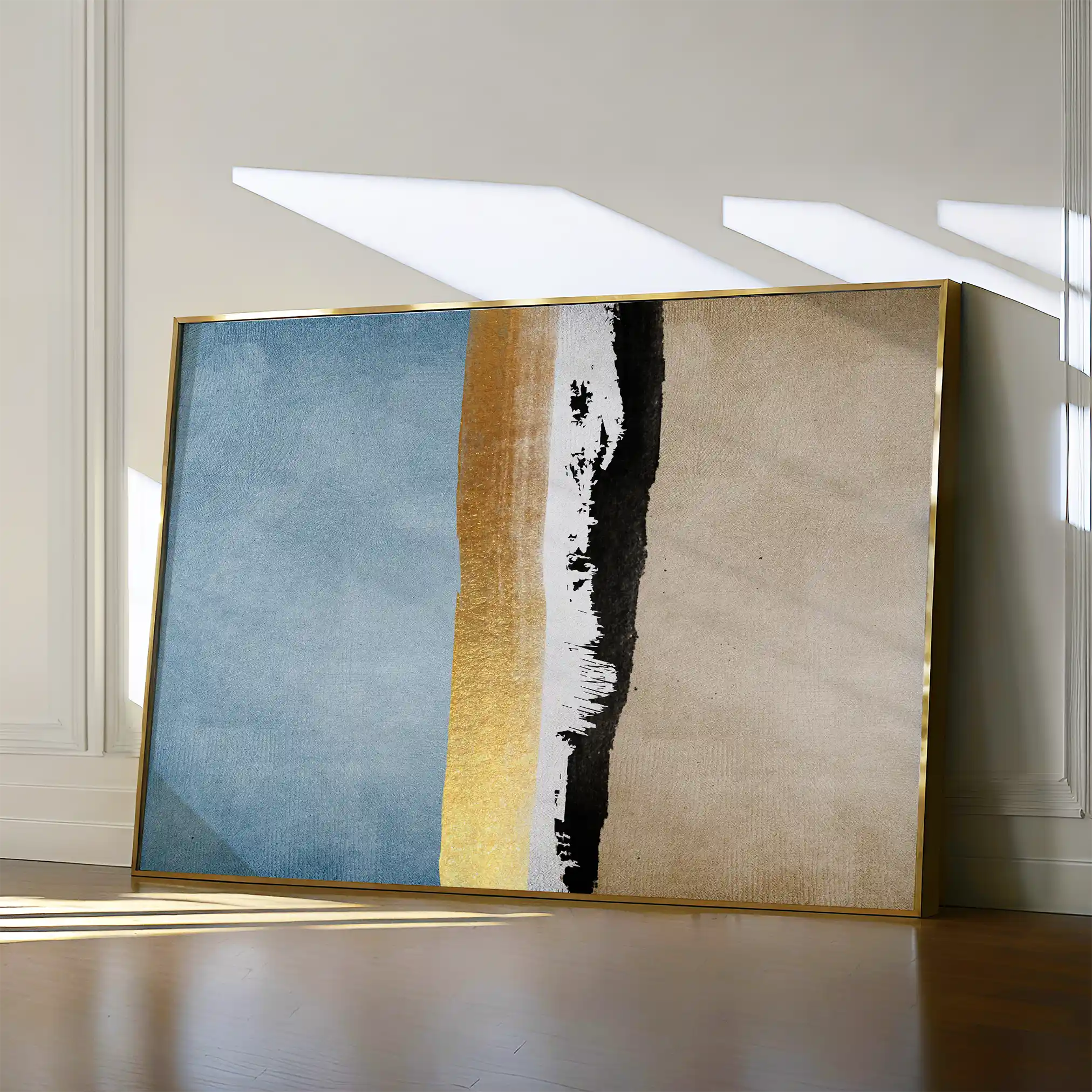 Abstract 146 Canvas Art 18" x 24" / 45 x 60 cm / Black