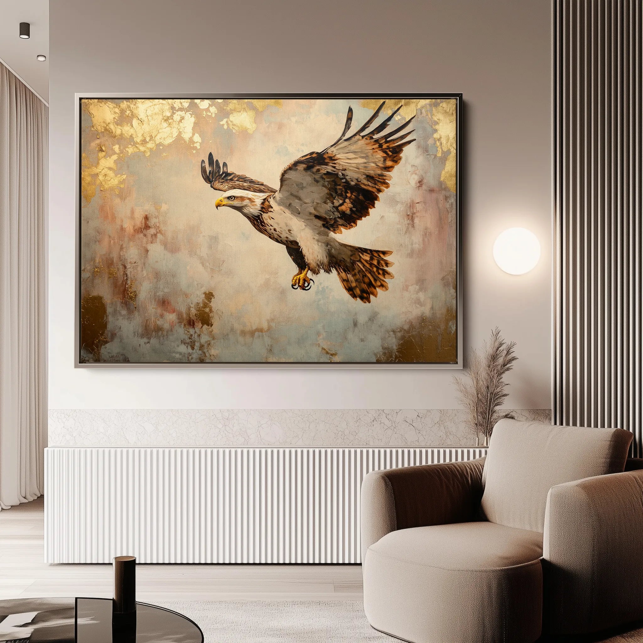 Animals 146 Canvas Art 18" x 24" / 45 x 60 cm / Black