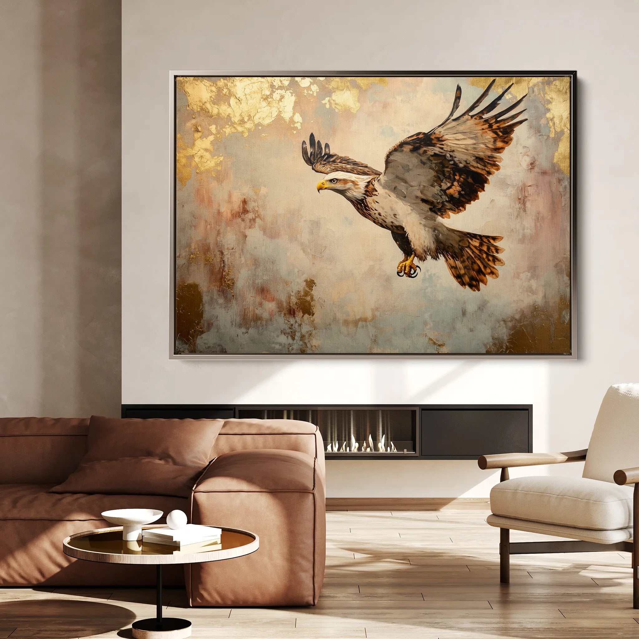 Animals 146 Canvas Art 18" x 24" / 45 x 60 cm / Black