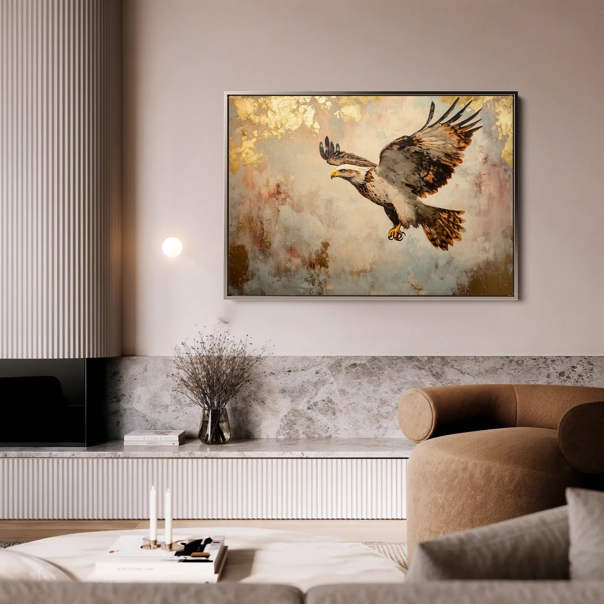 Animals 146 Canvas Art 18" x 24" / 45 x 60 cm / Black