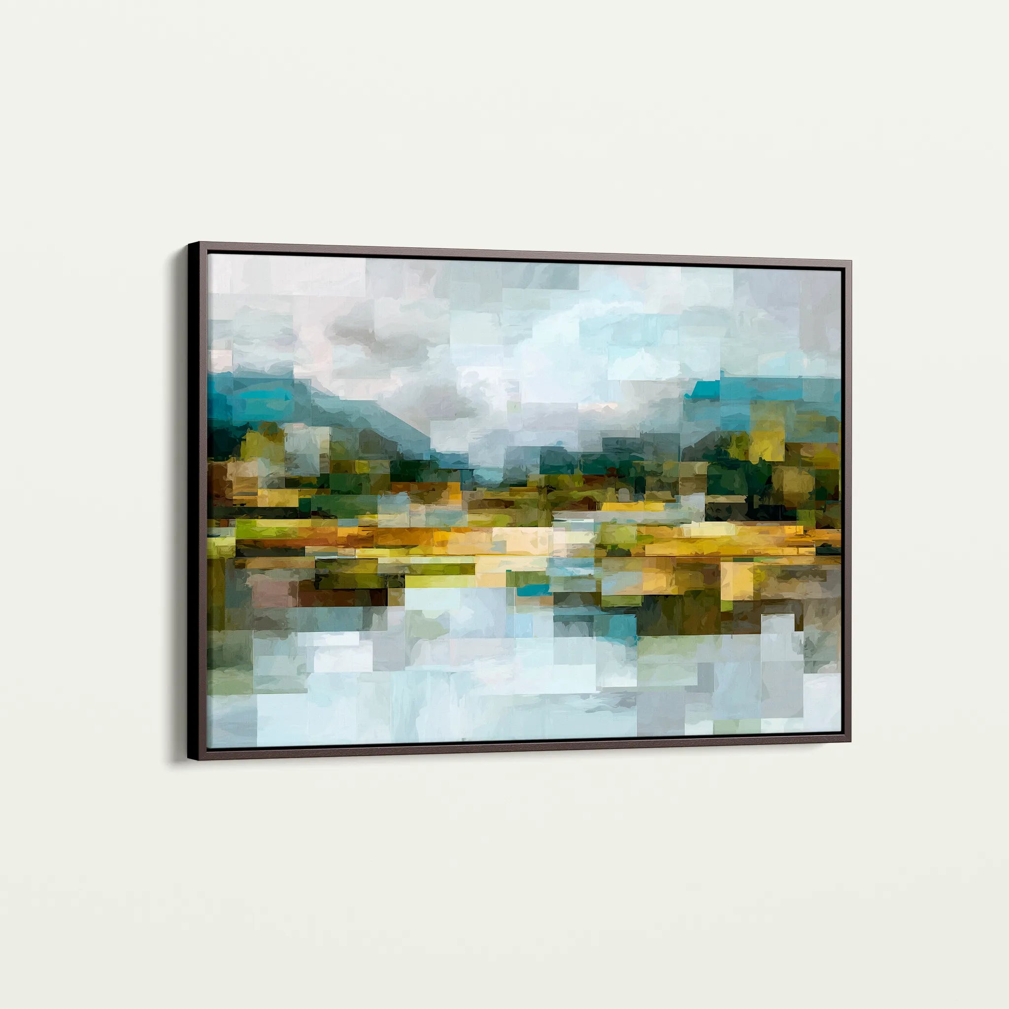 Abstract 1461 Canvas Art 18" x 24" / 45 x 60 cm / Black