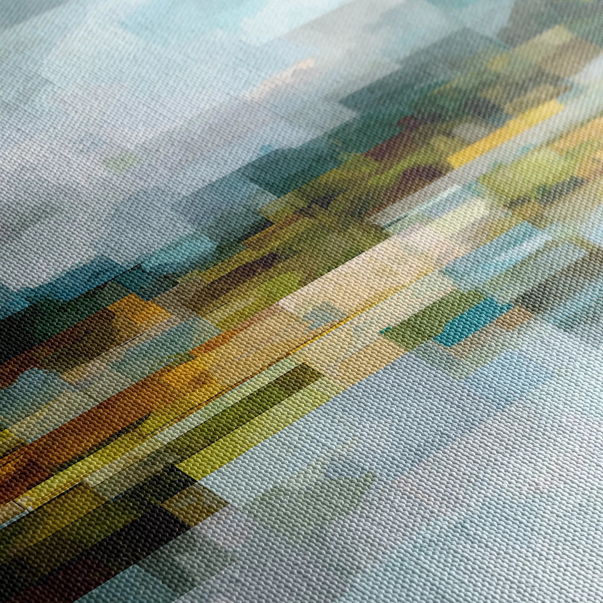 Abstract 1461 Canvas Art 18" x 24" / 45 x 60 cm / Black