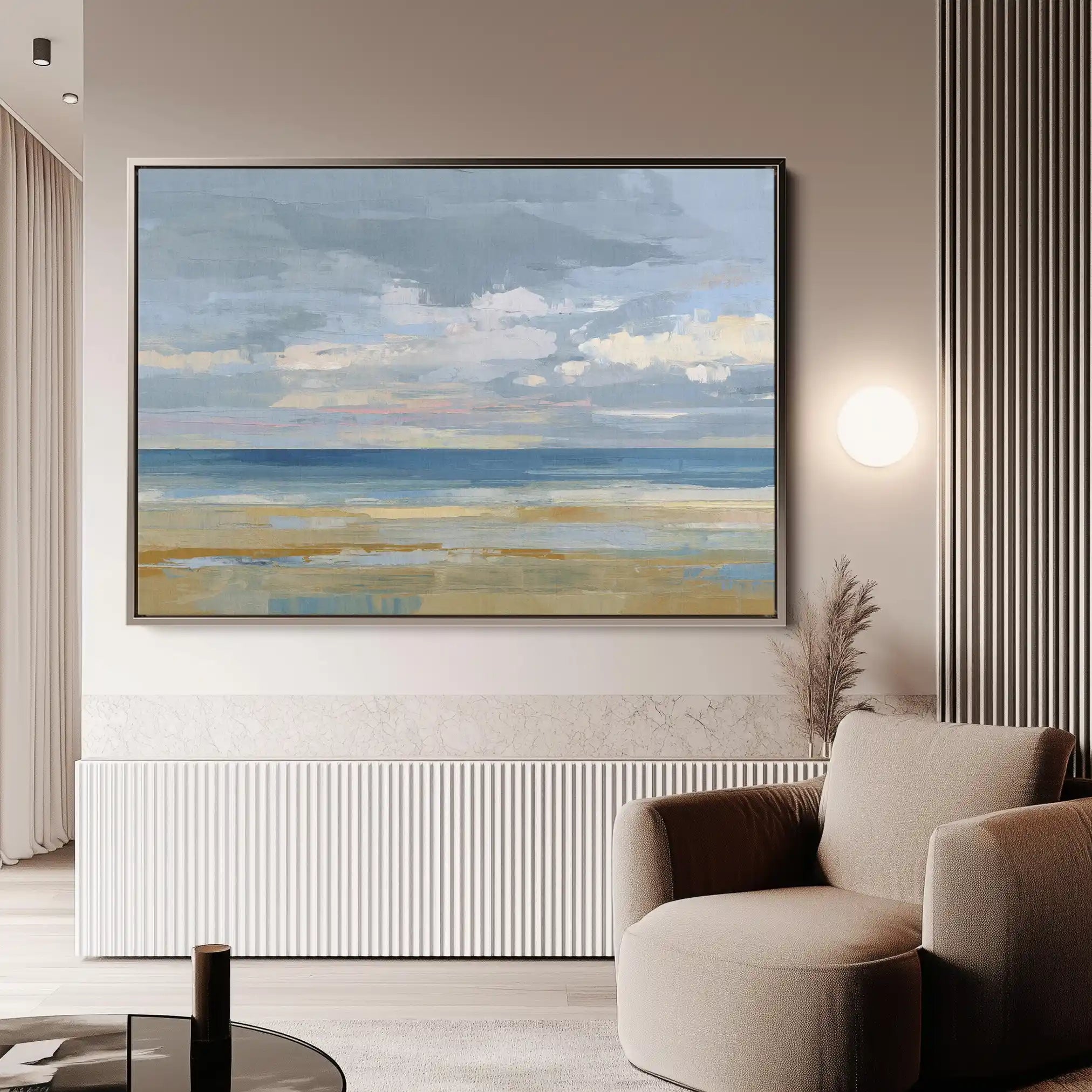 Abstract 1466 Canvas Art 18" x 24" / 45 x 60 cm / Black