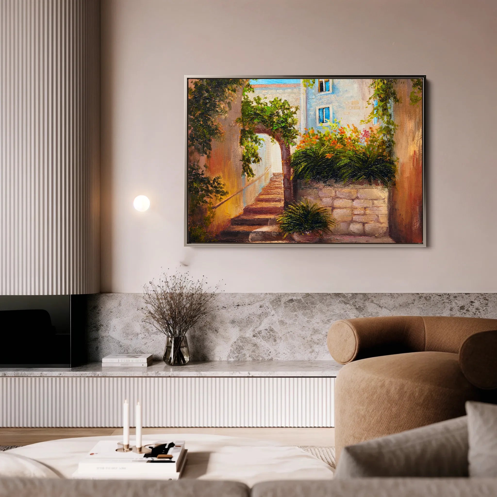 Landscape 147 Canvas Art 18" x 24" / 45 x 60 cm / Black