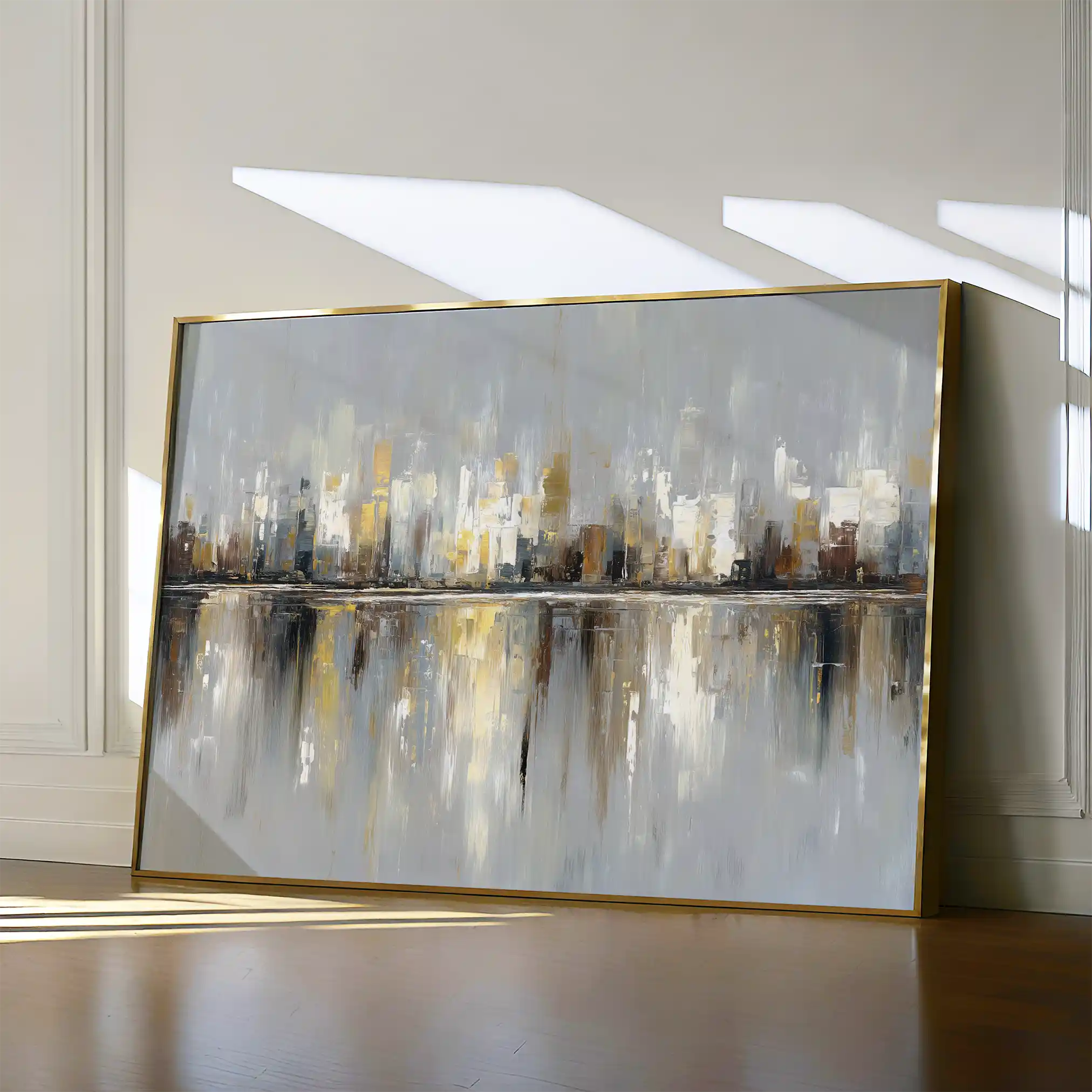 Abstract 1472 Canvas Art 18" x 24" / 45 x 60 cm / Black