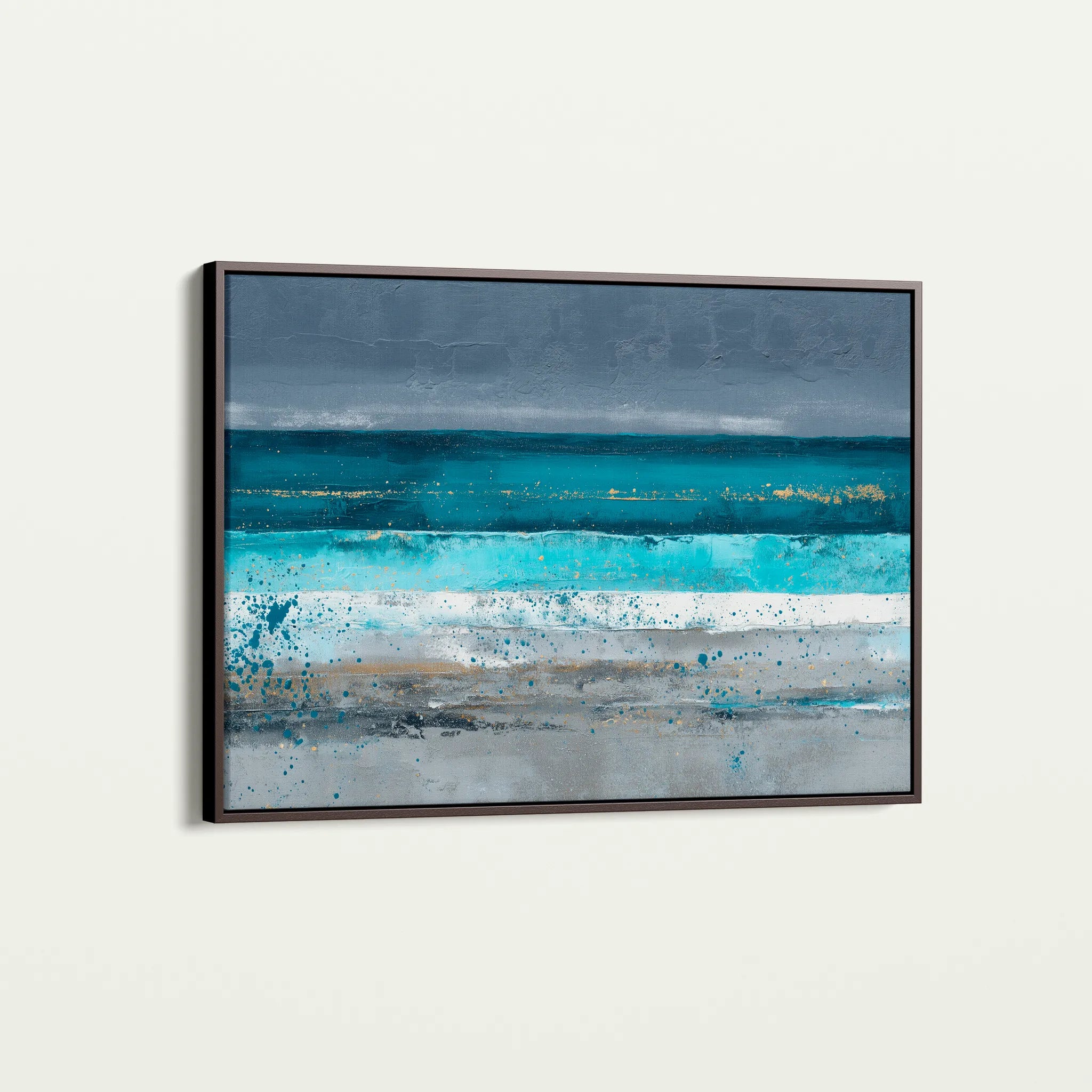 Abstract 1475 Canvas Art 18" x 24" / 45 x 60 cm / Black