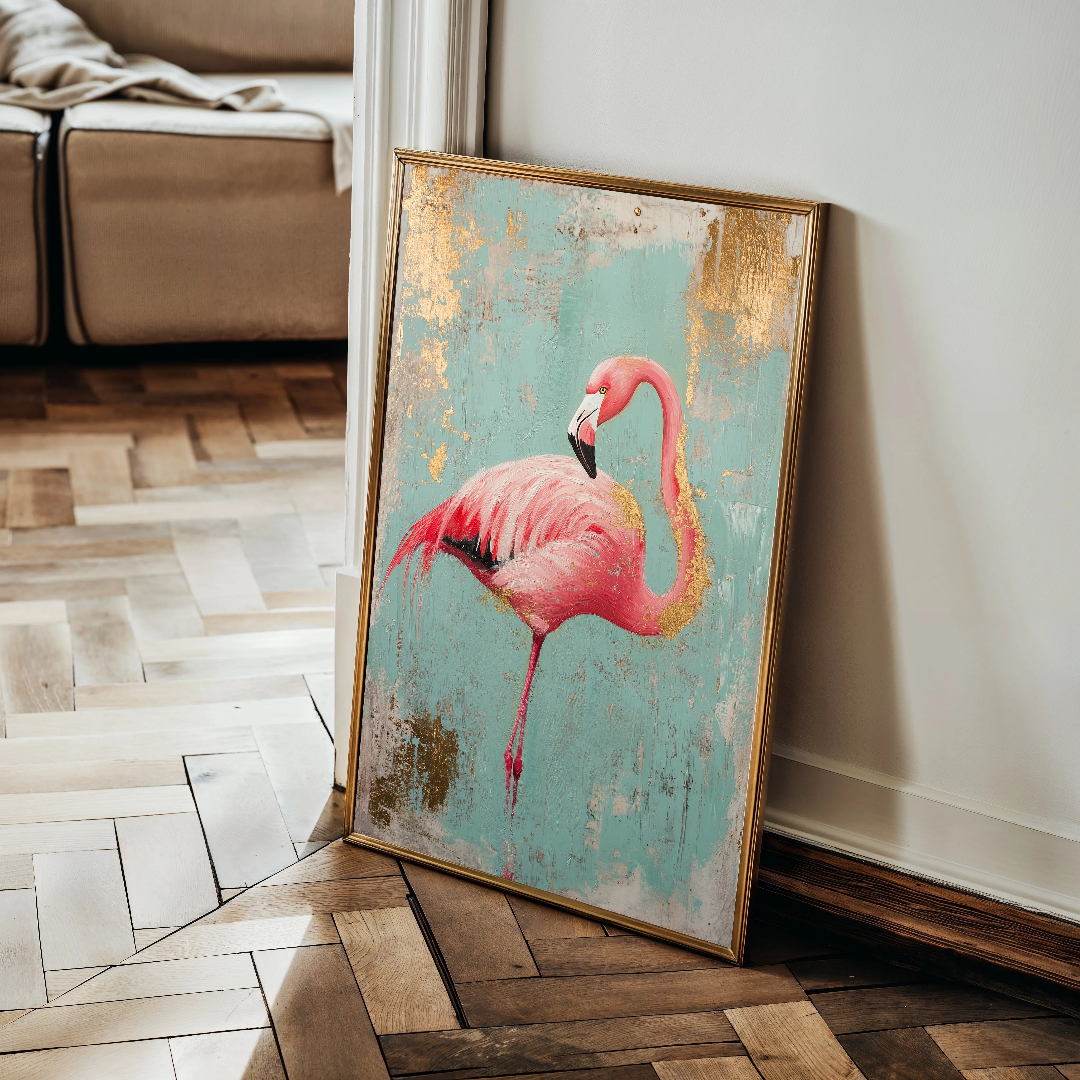 Animals 148 Canvas Art 18" x 24" / 45 x 60 cm / Black