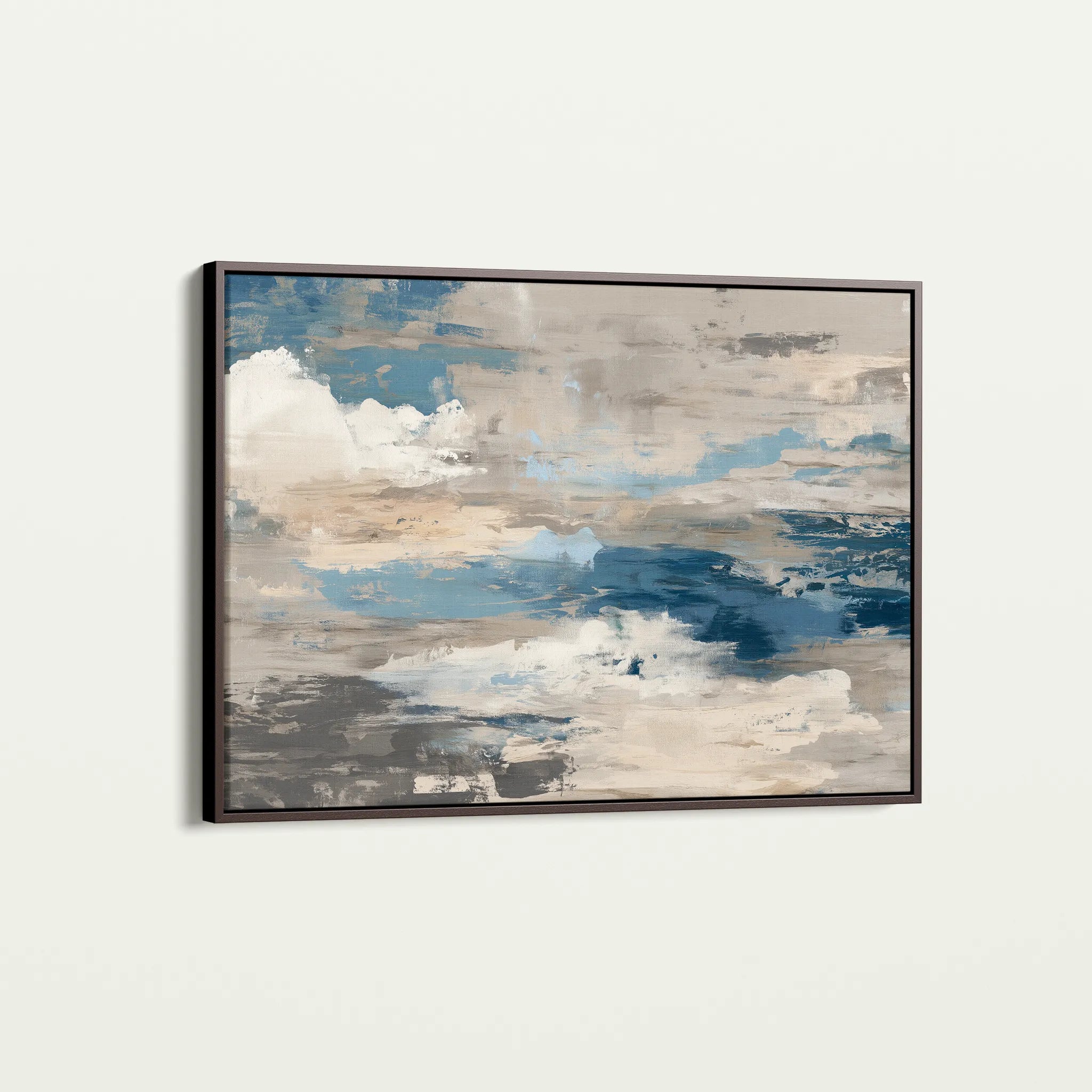 Abstract 1487 Canvas Art 18" x 24" / 45 x 60 cm / Black
