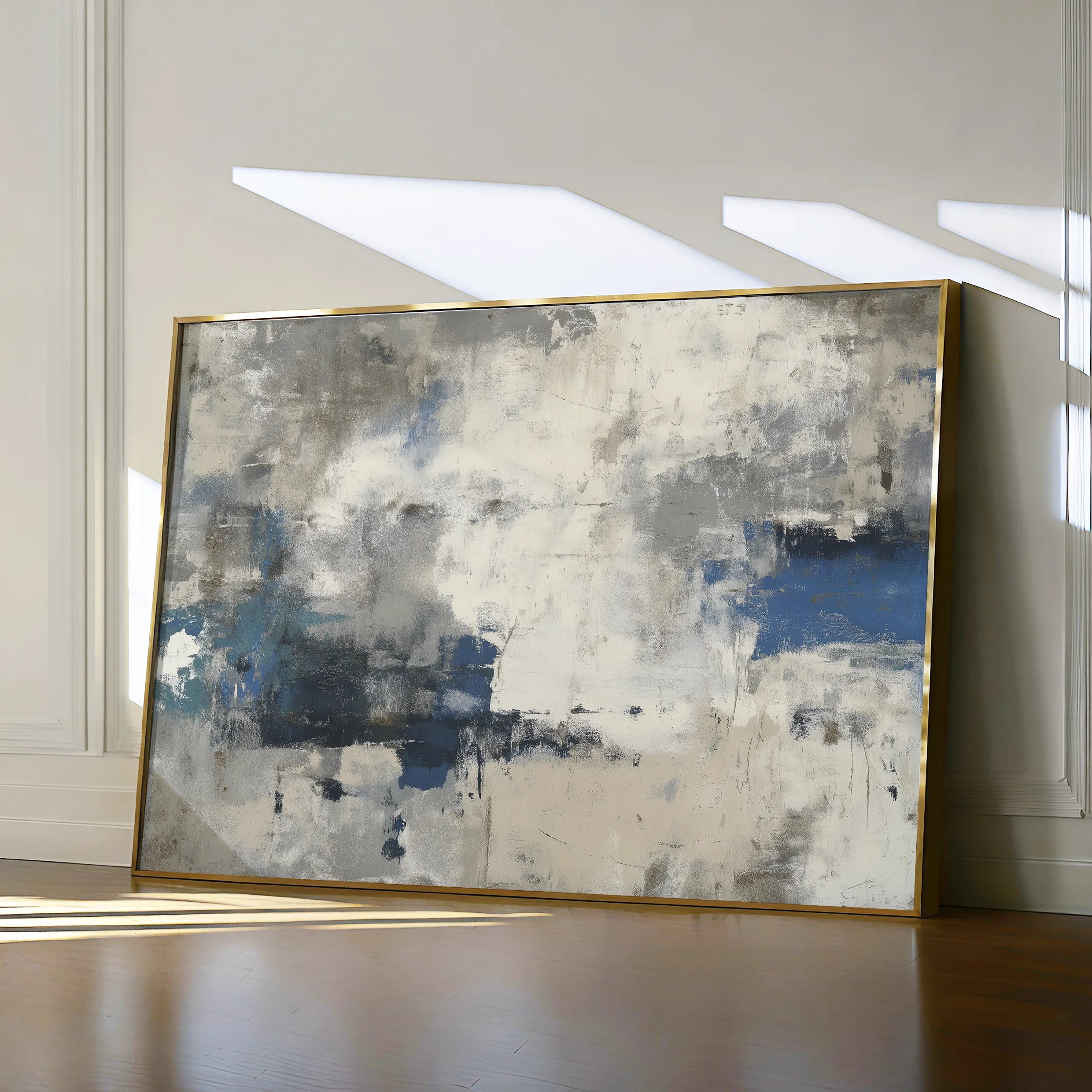 Abstract 1488 Canvas Art 18" x 24" / 45 x 60 cm / Black