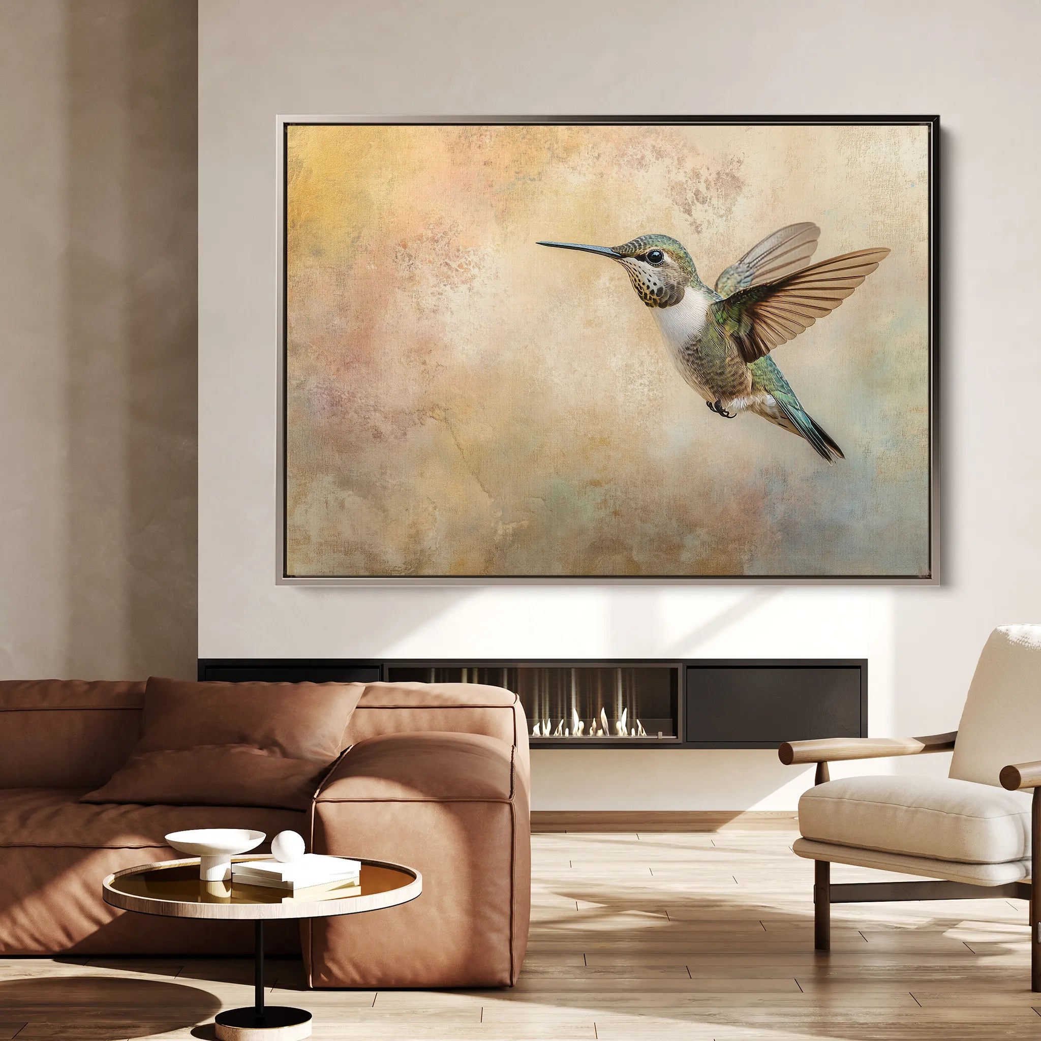 Animals 149 Canvas Art 18" x 24" / 45 x 60 cm / Black