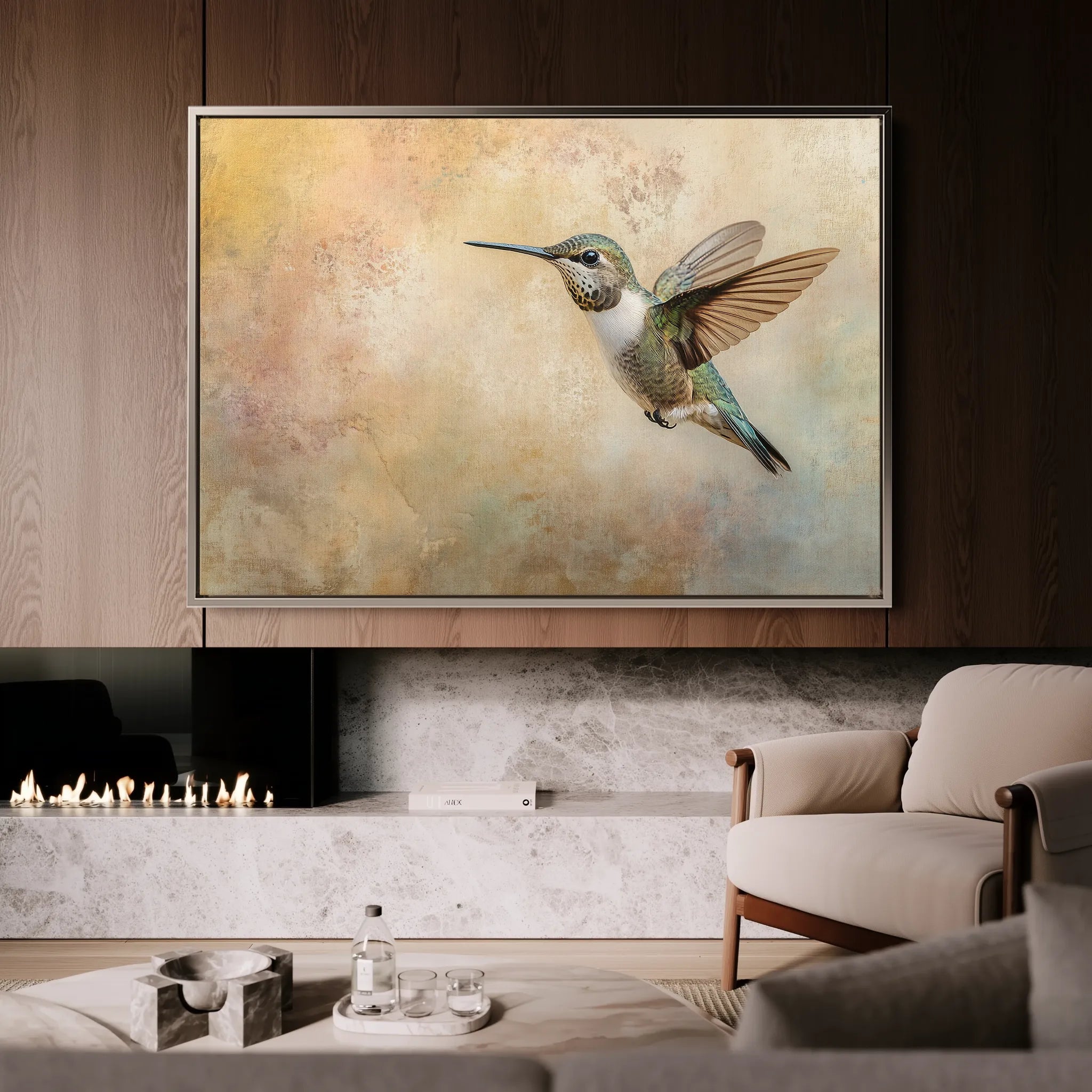 Animals 149 Canvas Art 18" x 24" / 45 x 60 cm / Black