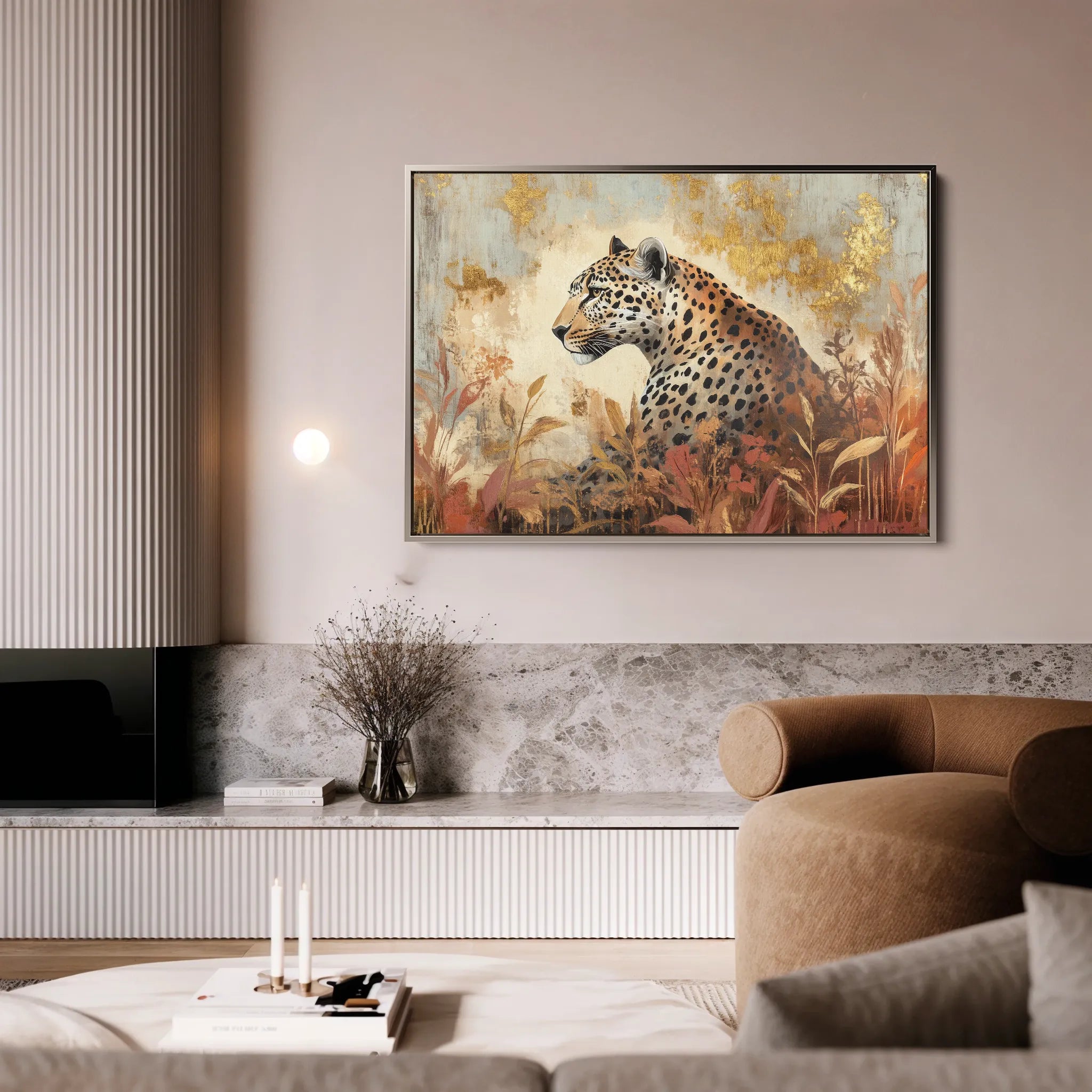 Animals 150 Canvas Art 18" x 24" / 45 x 60 cm / Black