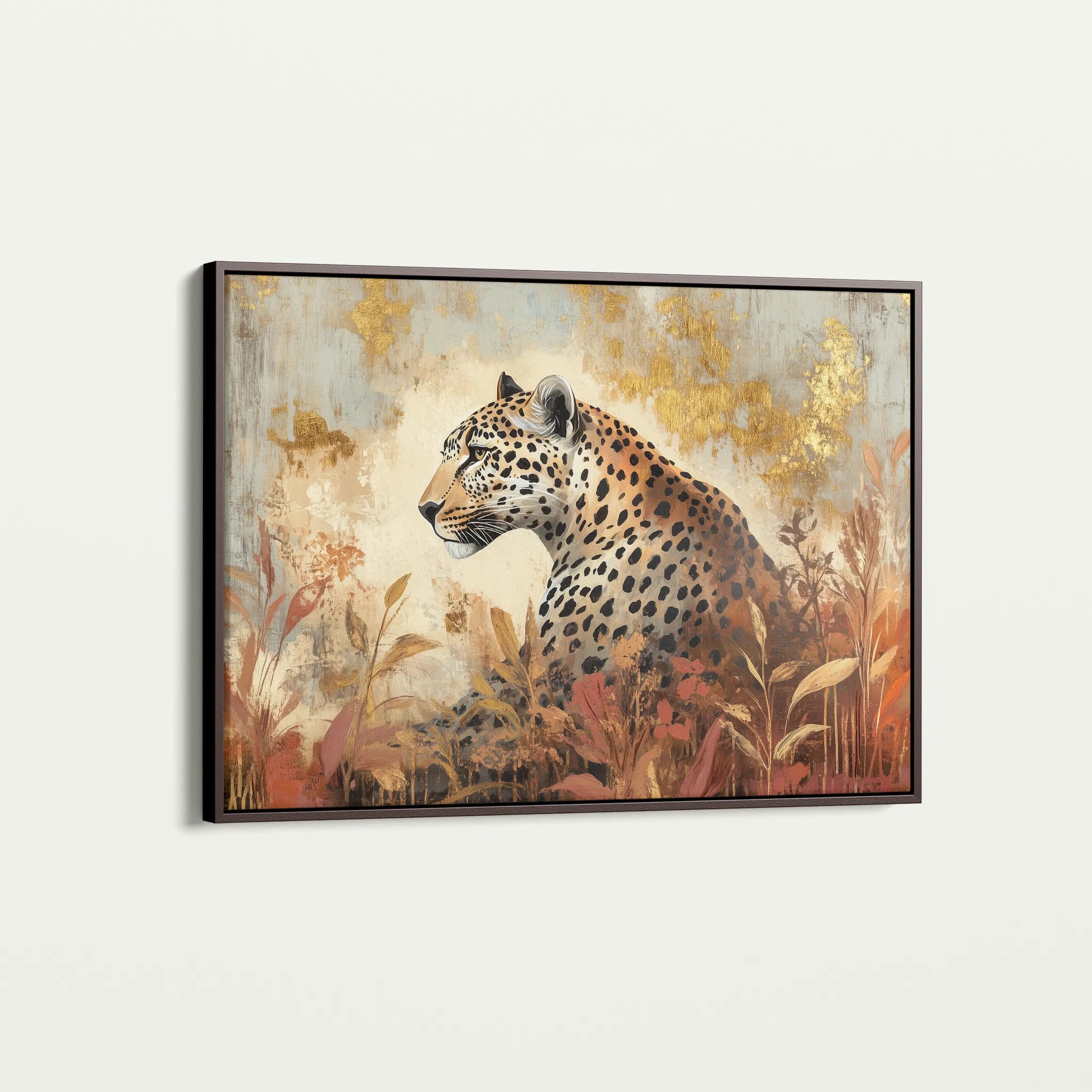 Animals 150 Canvas Art 18" x 24" / 45 x 60 cm / Black