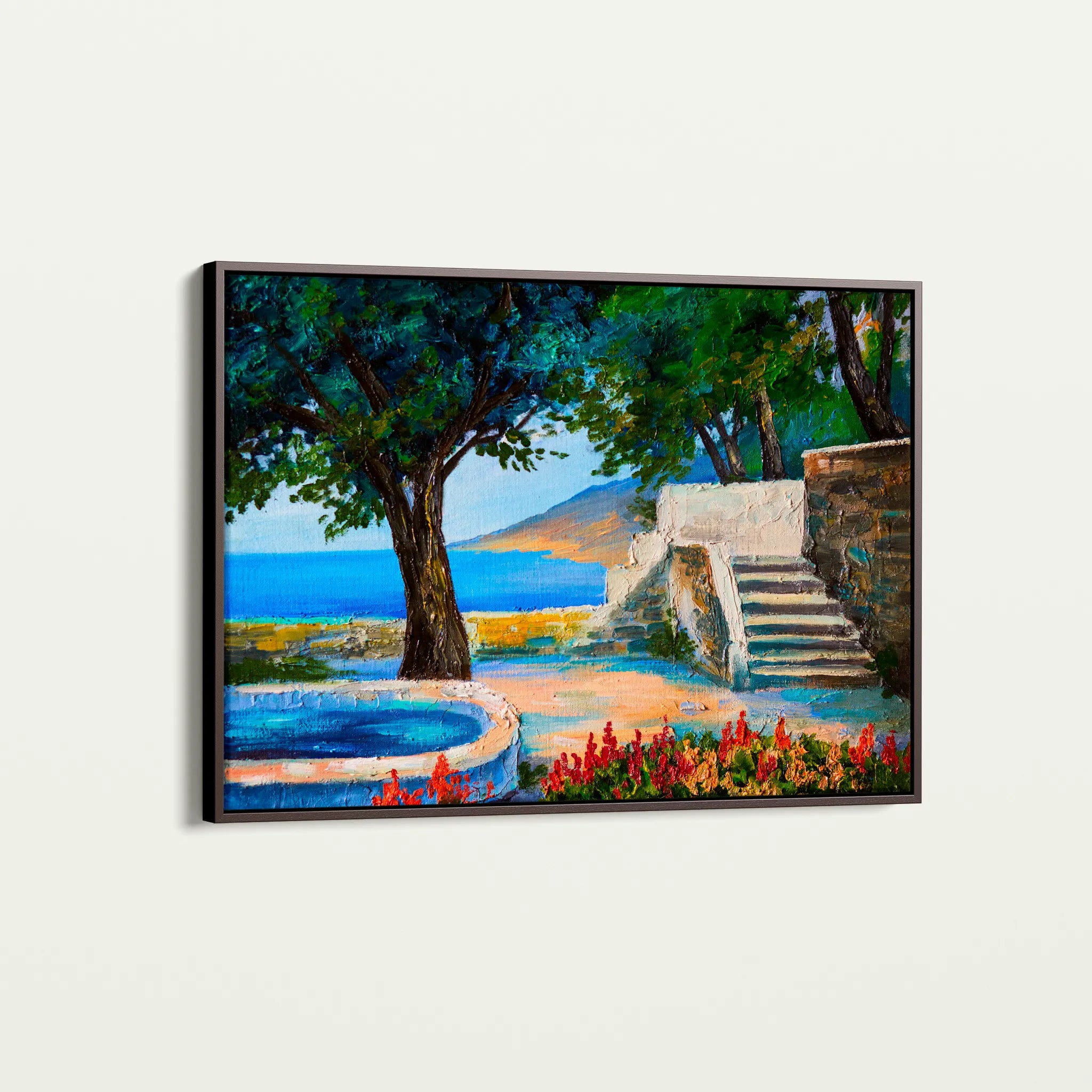 Landscape 150 Canvas Art 18" x 24" / 45 x 60 cm / Black