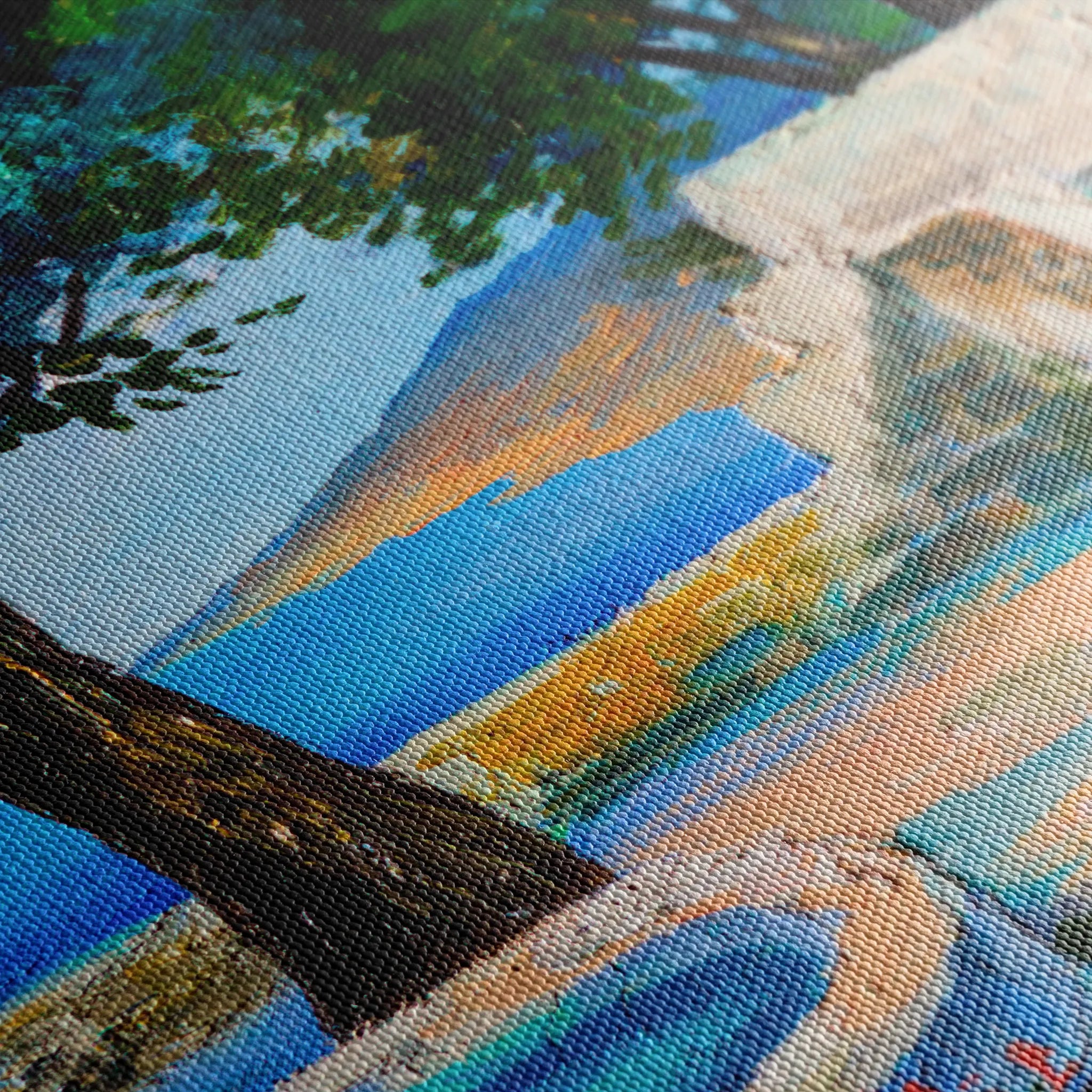 Landscape 150 Canvas Art 18" x 24" / 45 x 60 cm / Black