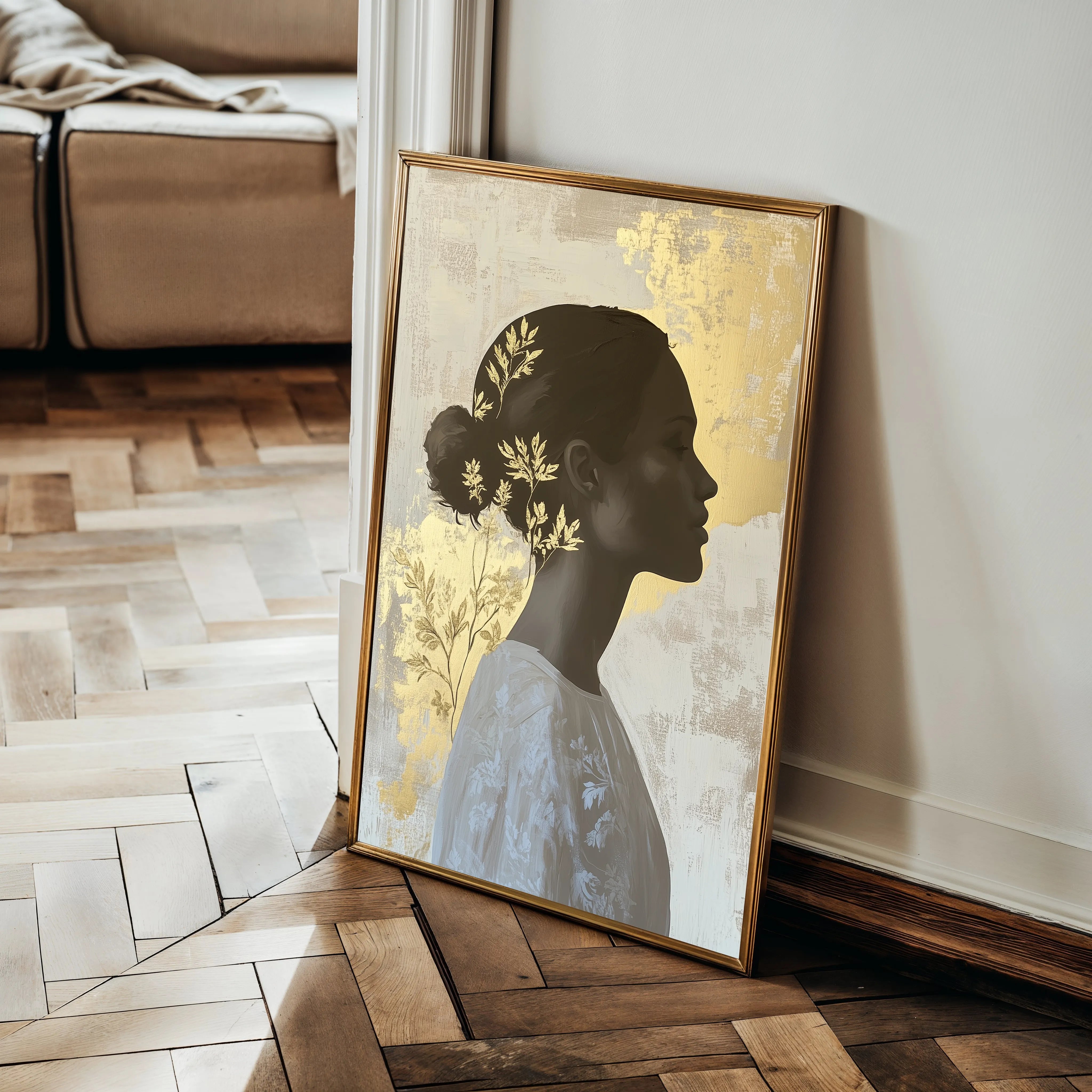 Portrait 150 Canvas Art 18" x 24" / 45 x 60 cm / Black
