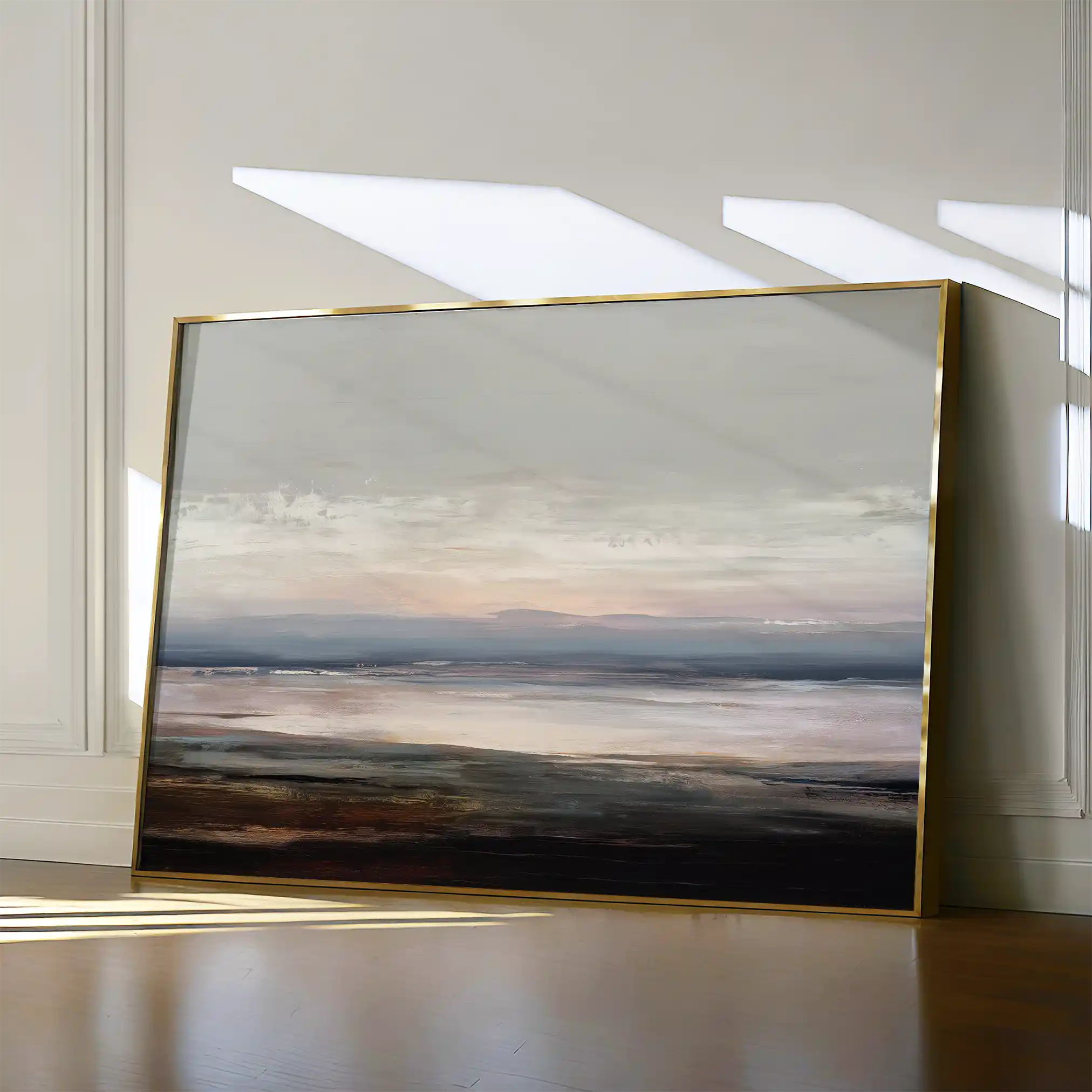 Abstract 1503 Canvas Art 18" x 24" / 45 x 60 cm / Black