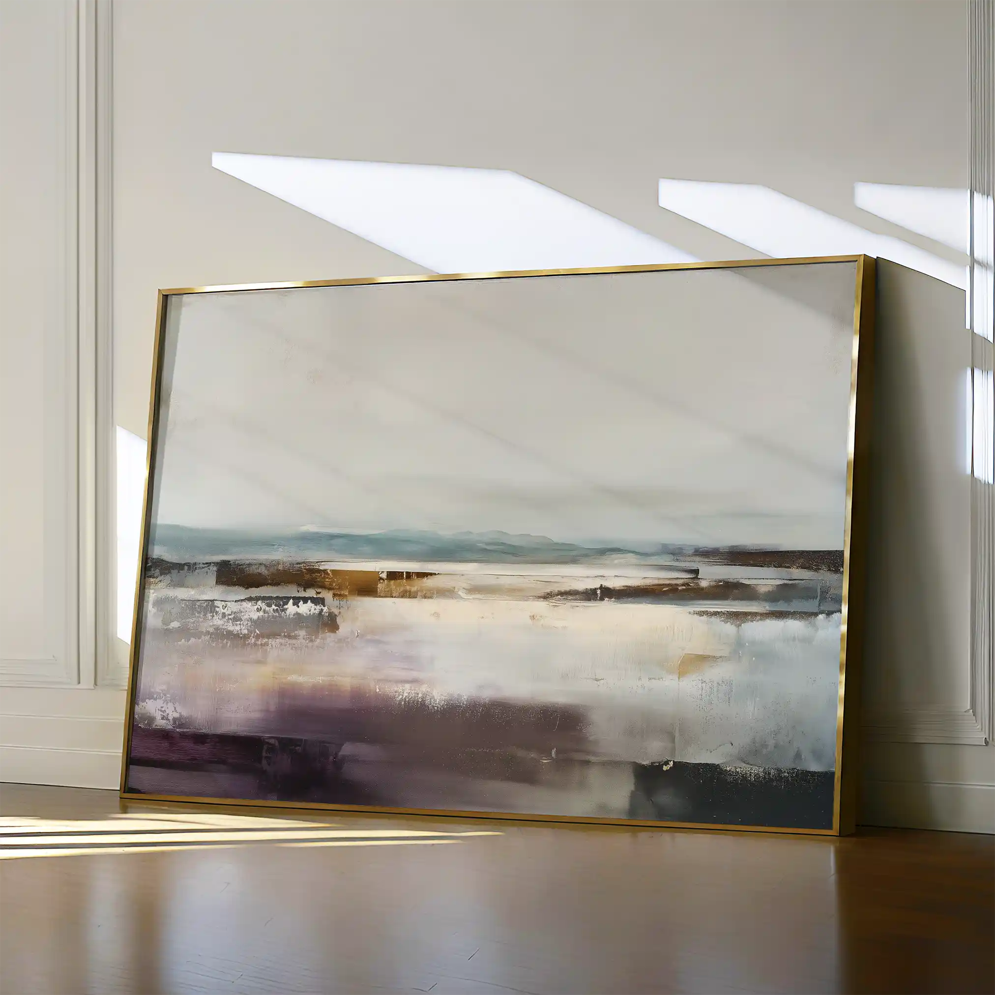 Abstract 1504 Canvas Art 18" x 24" / 45 x 60 cm / Black