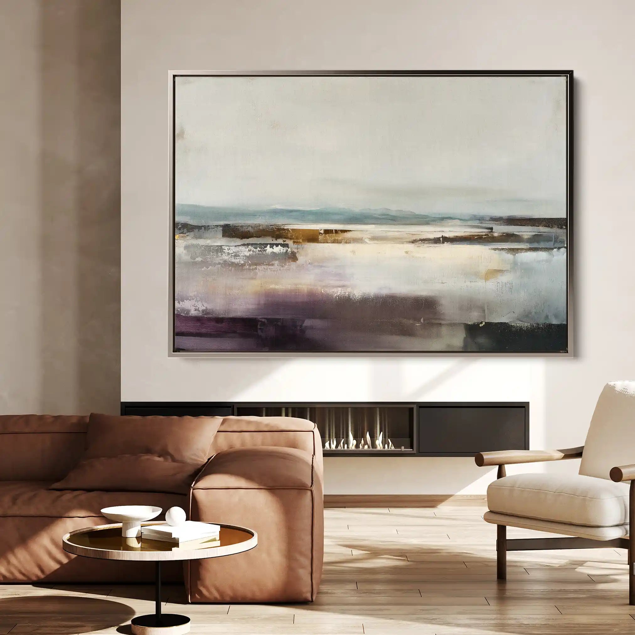 Abstract 1504 Canvas Art 18" x 24" / 45 x 60 cm / Black