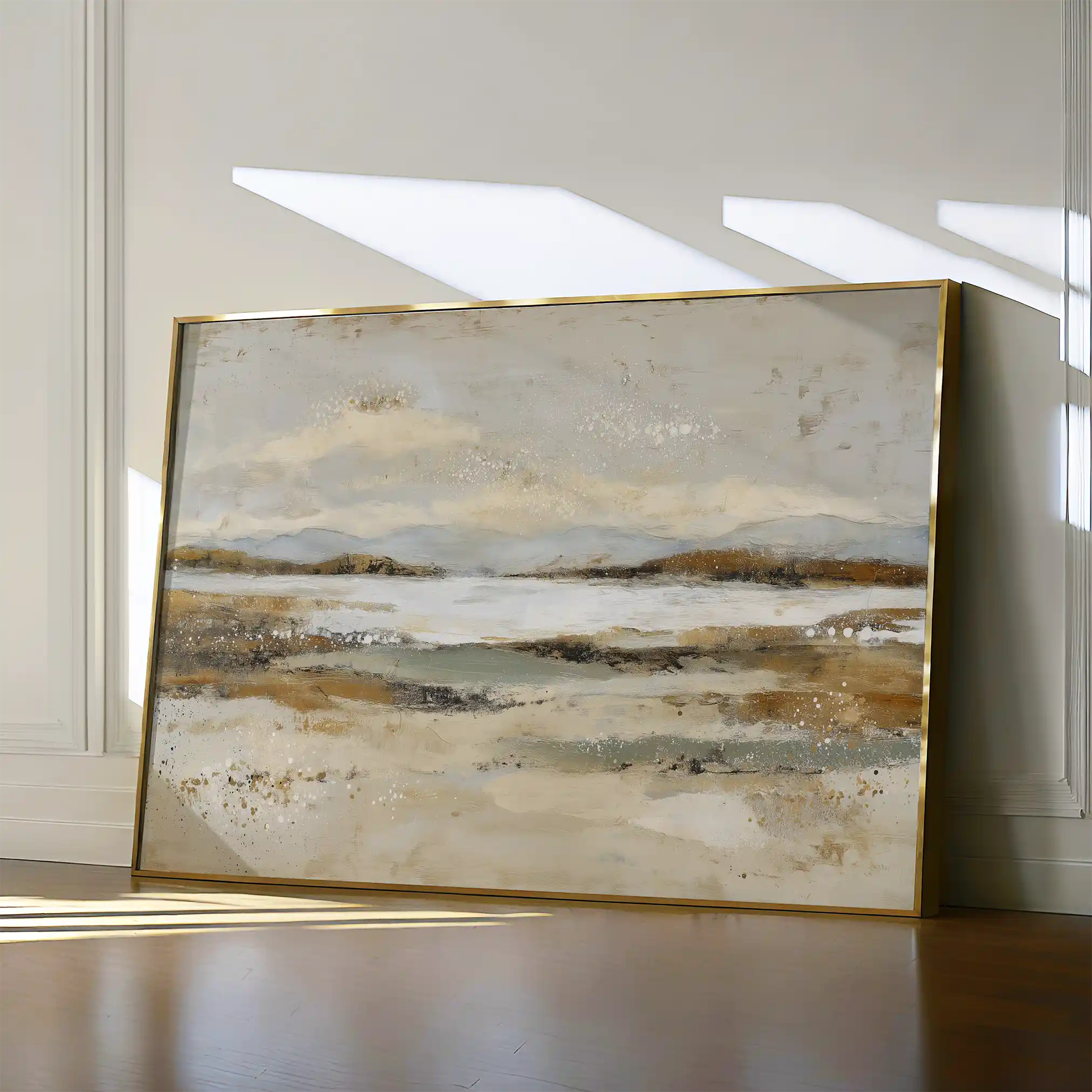 Abstract 1506 Canvas Art 18" x 24" / 45 x 60 cm / Black