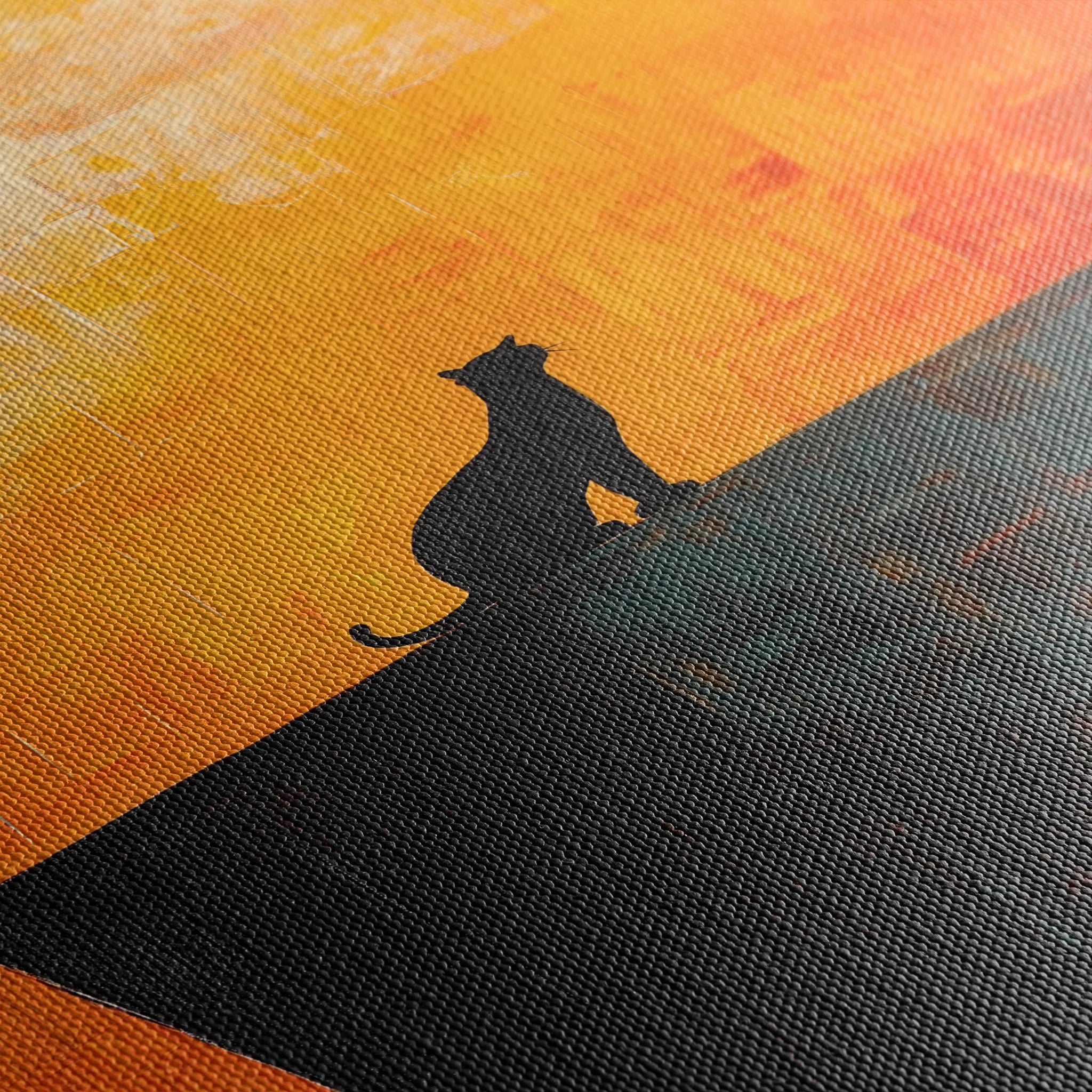 Animals 151 Canvas Art 18" x 24" / 45 x 60 cm / Black