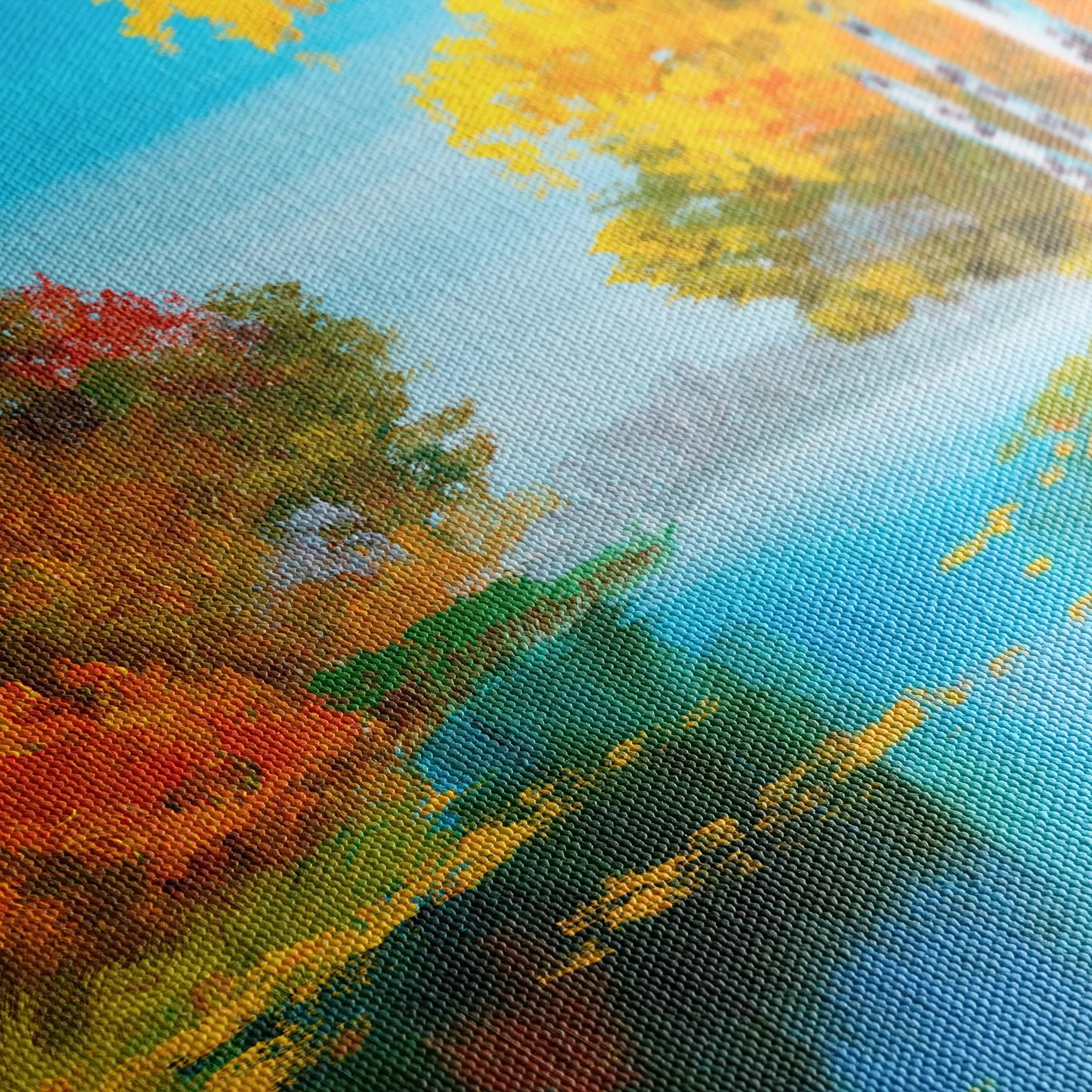 Landscape 151 Canvas Art 18" x 24" / 45 x 60 cm / Black