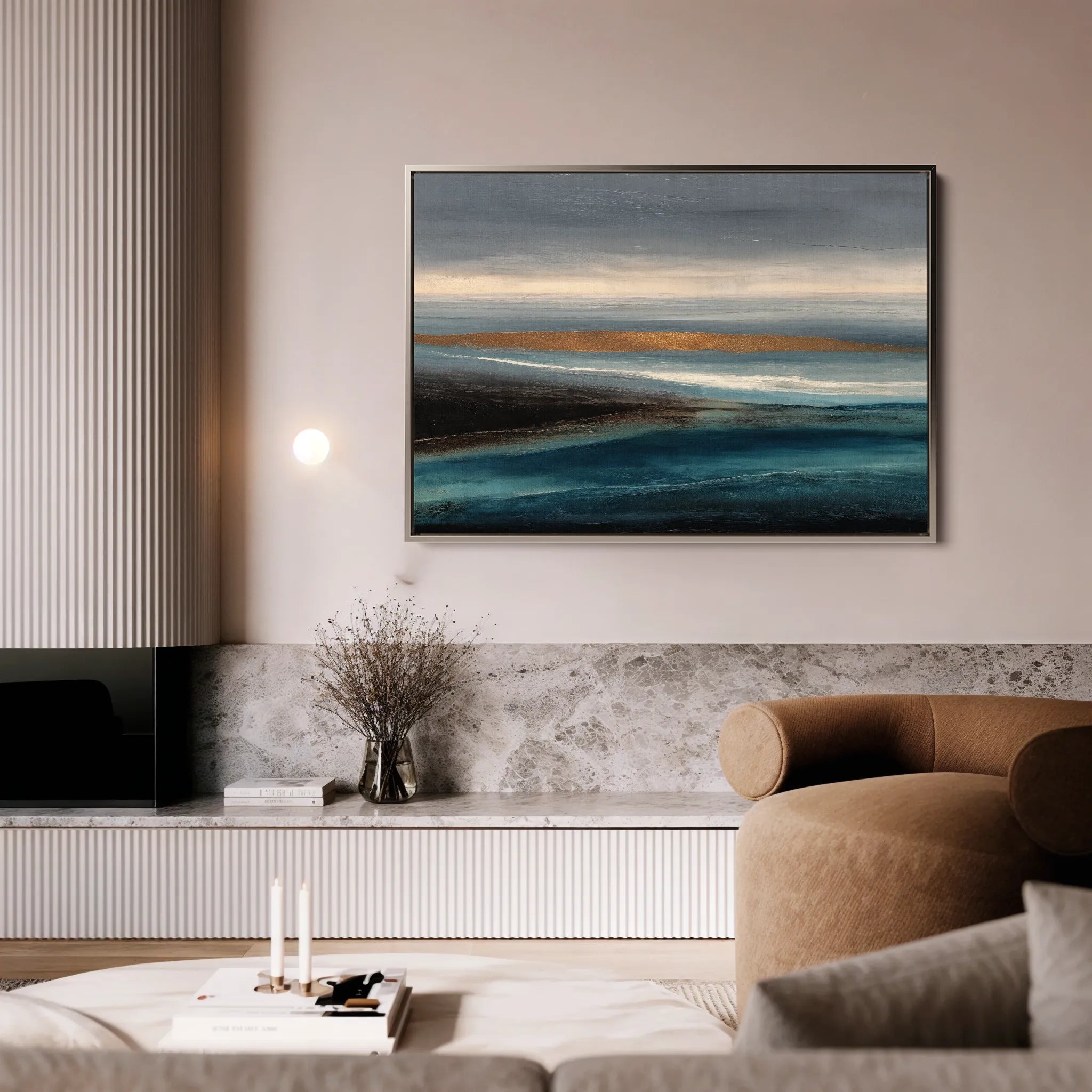 Abstract 1516 Canvas Art 18" x 24" / 45 x 60 cm / Black