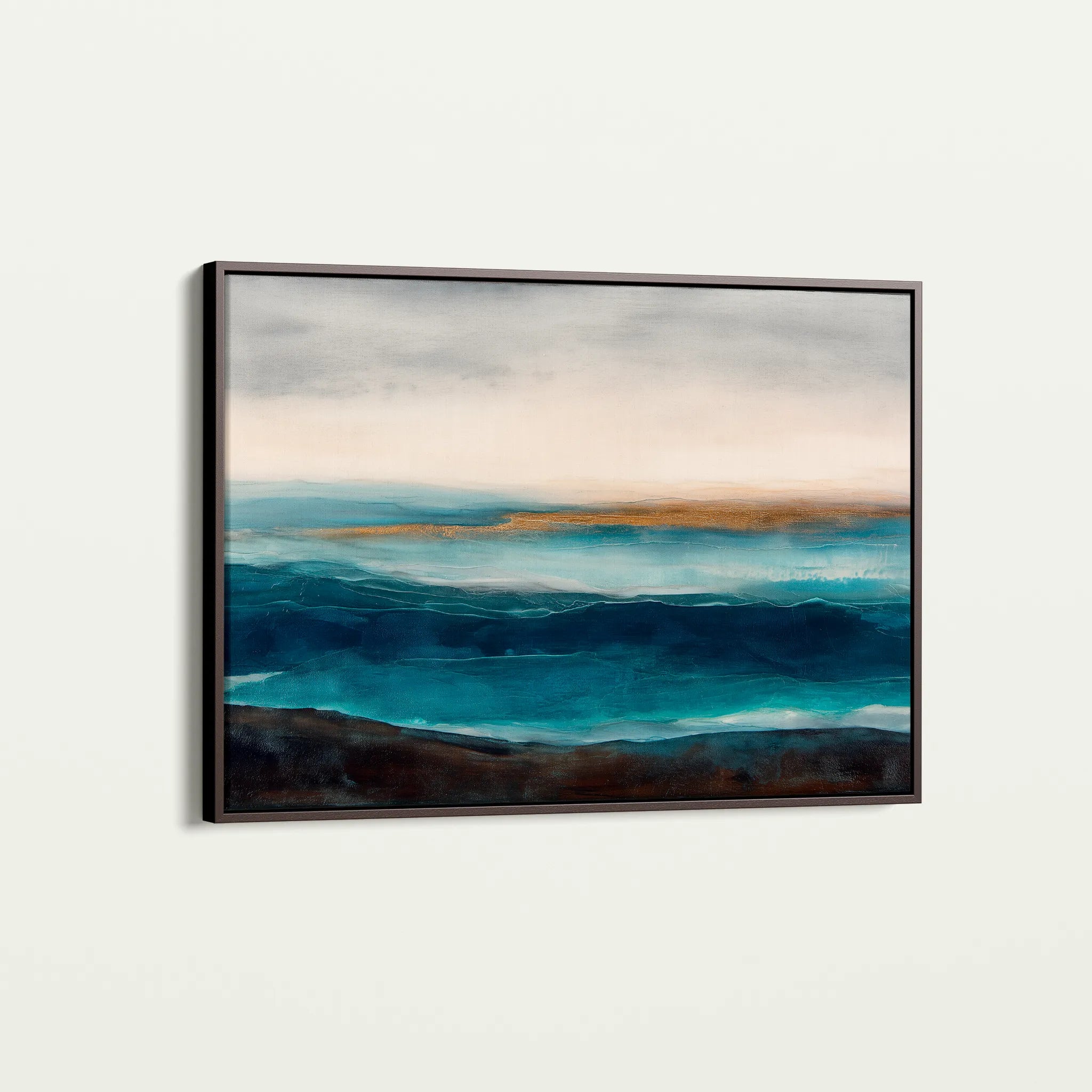 Abstract 1517 Canvas Art 18" x 24" / 45 x 60 cm / Black