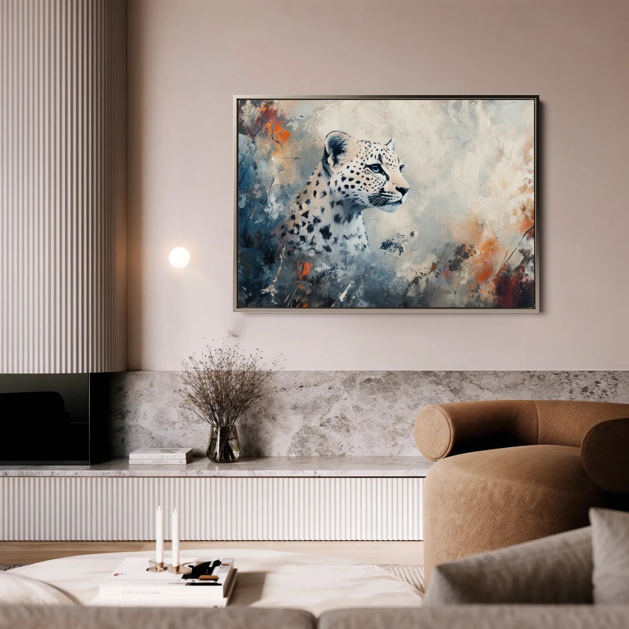 Animals 152 Canvas Art 18" x 24" / 45 x 60 cm / Black