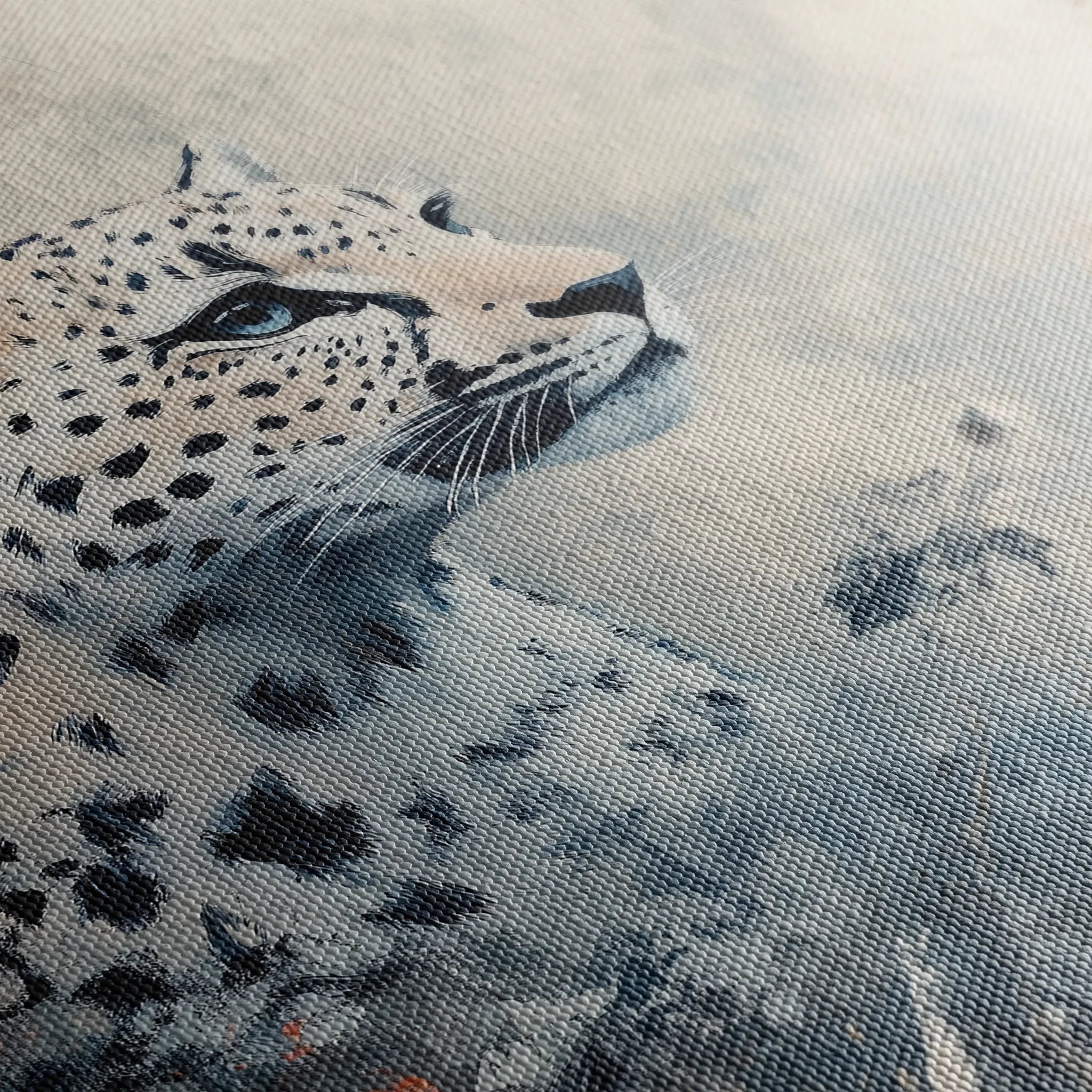 Animals 152 Canvas Art 18" x 24" / 45 x 60 cm / Black