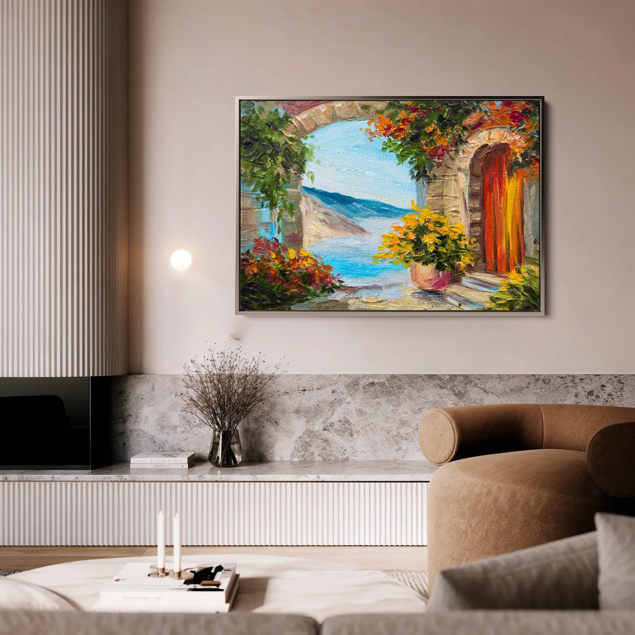 Landscape 152 Canvas Art 18" x 24" / 45 x 60 cm / Black