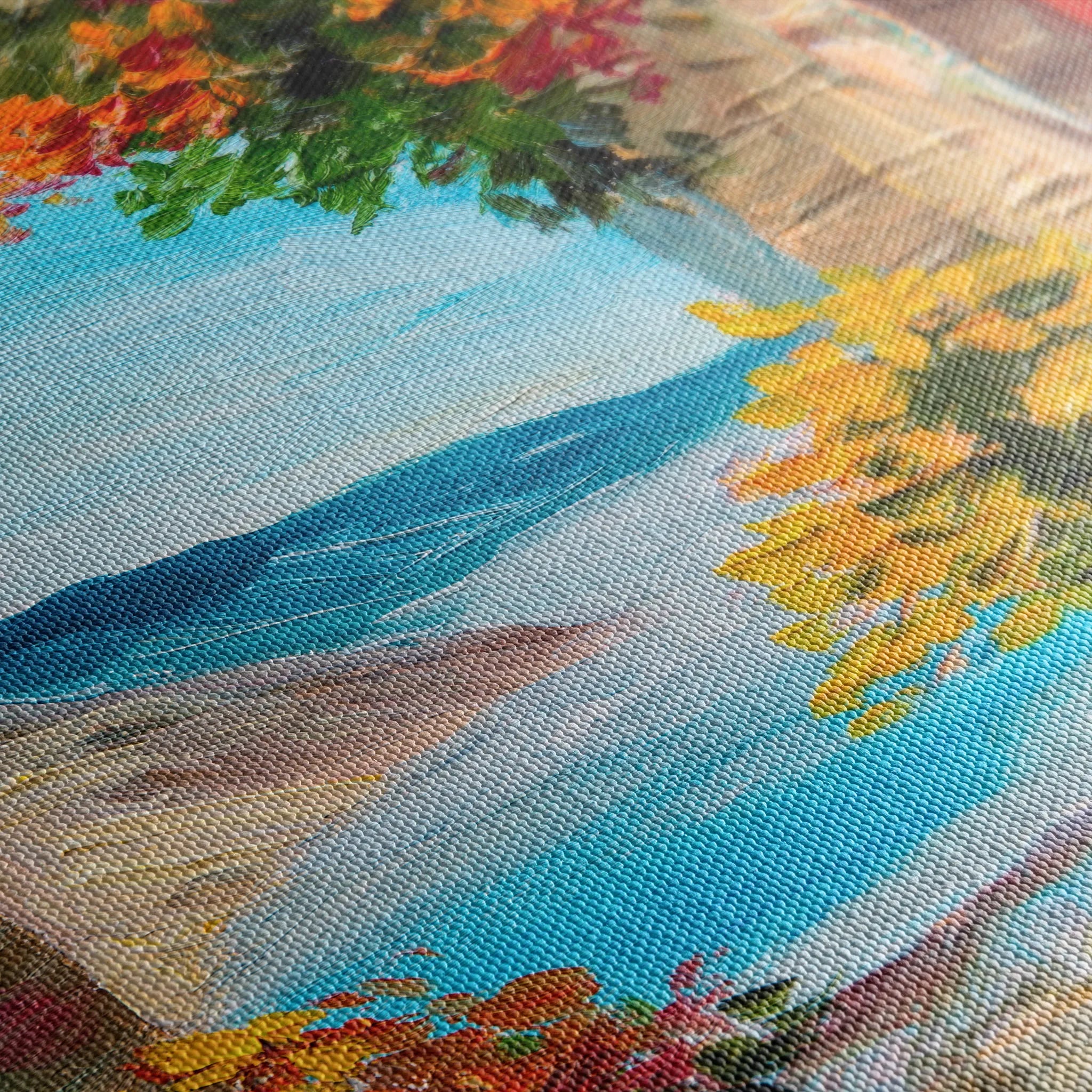 Landscape 152 Canvas Art 18" x 24" / 45 x 60 cm / Black