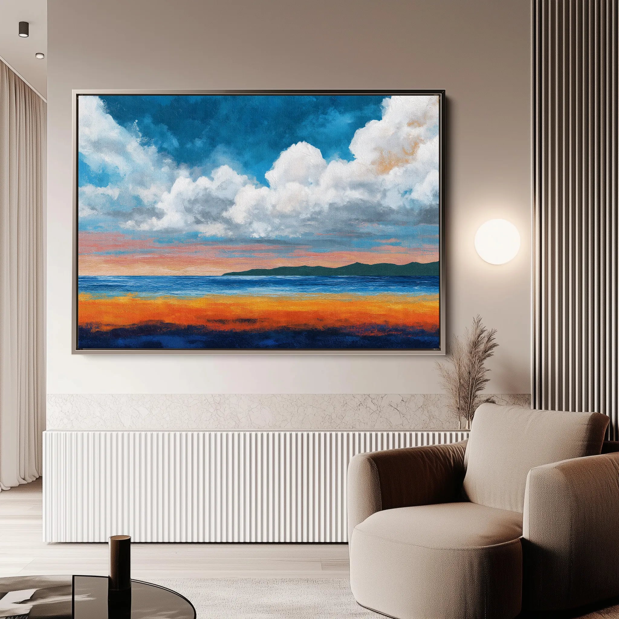 Abstract 1520 Canvas Art 18" x 24" / 45 x 60 cm / Black