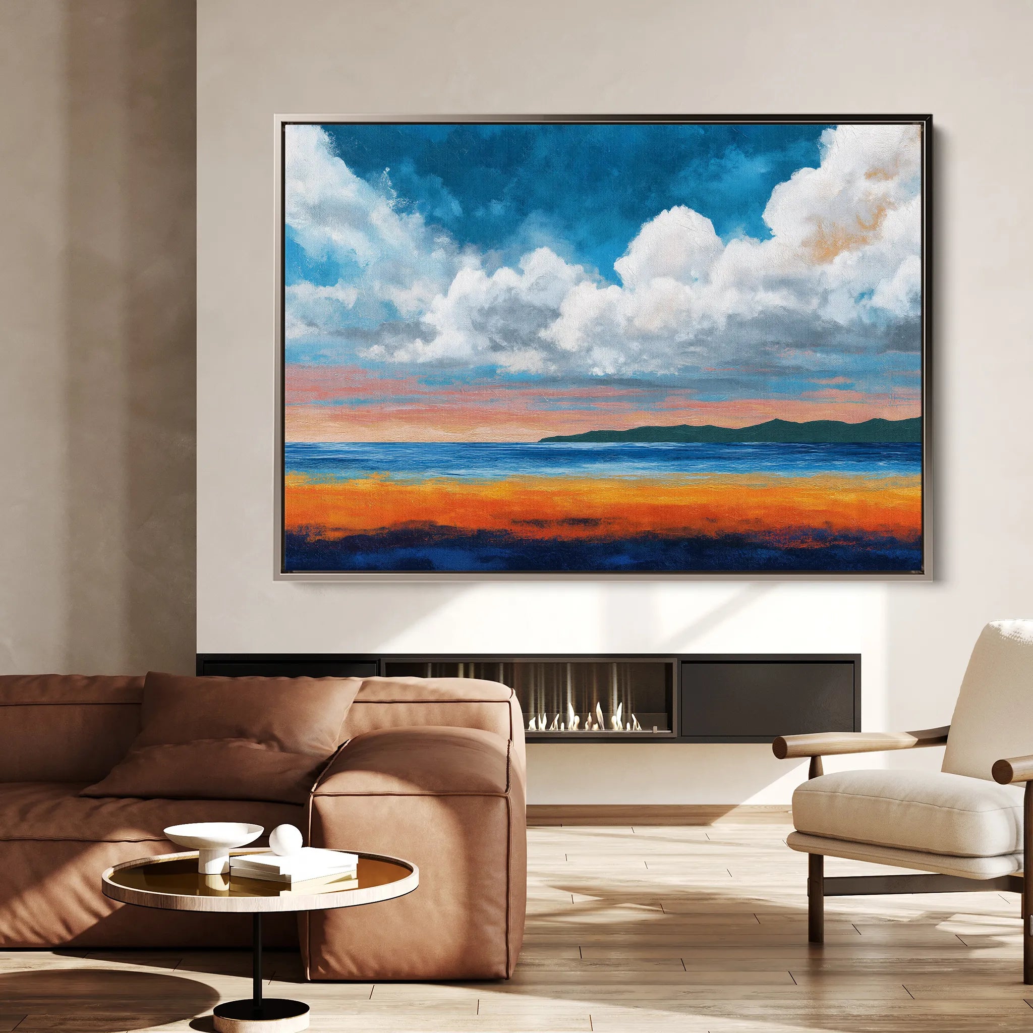 Abstract 1520 Canvas Art 18" x 24" / 45 x 60 cm / Black