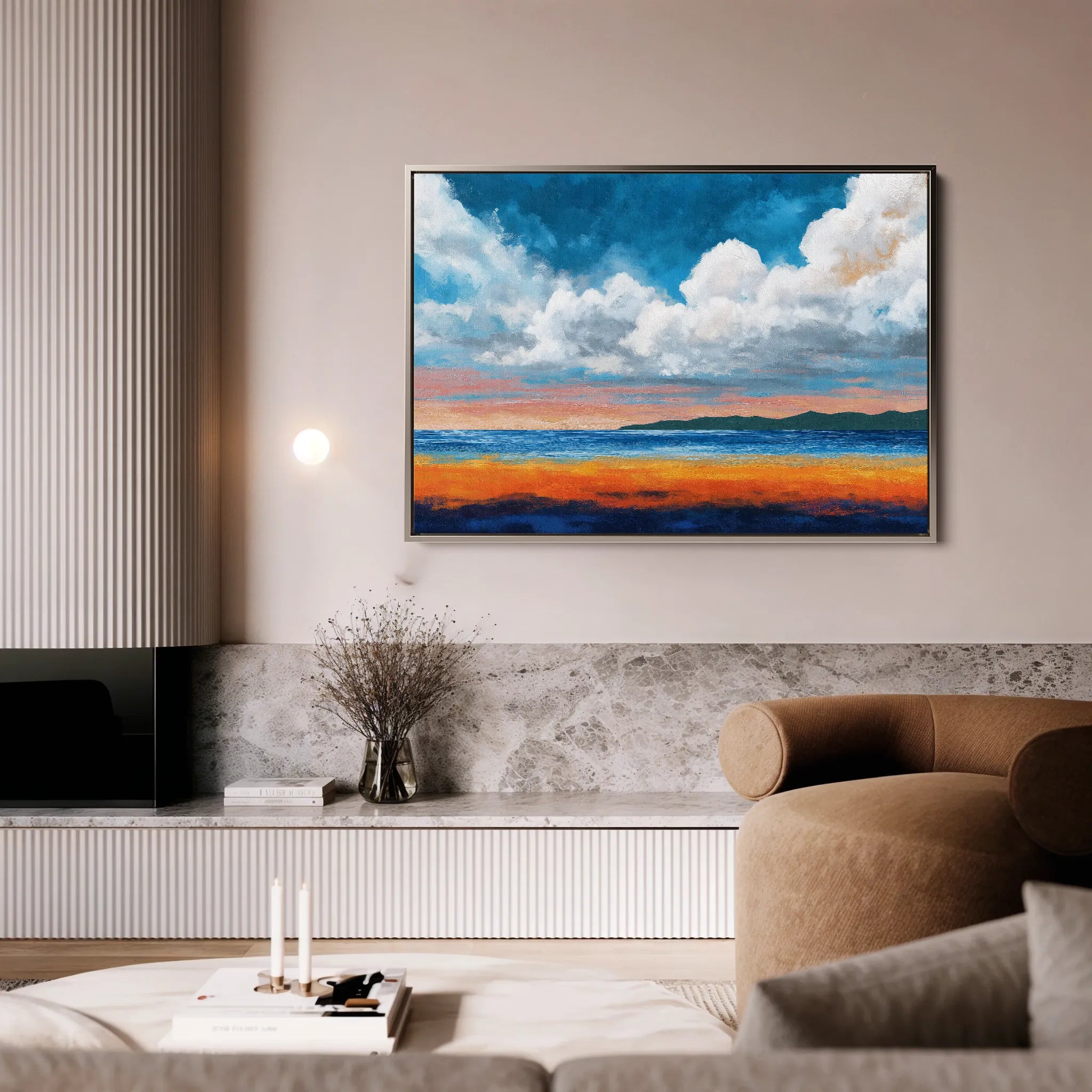 Abstract 1520 Canvas Art 18" x 24" / 45 x 60 cm / Black