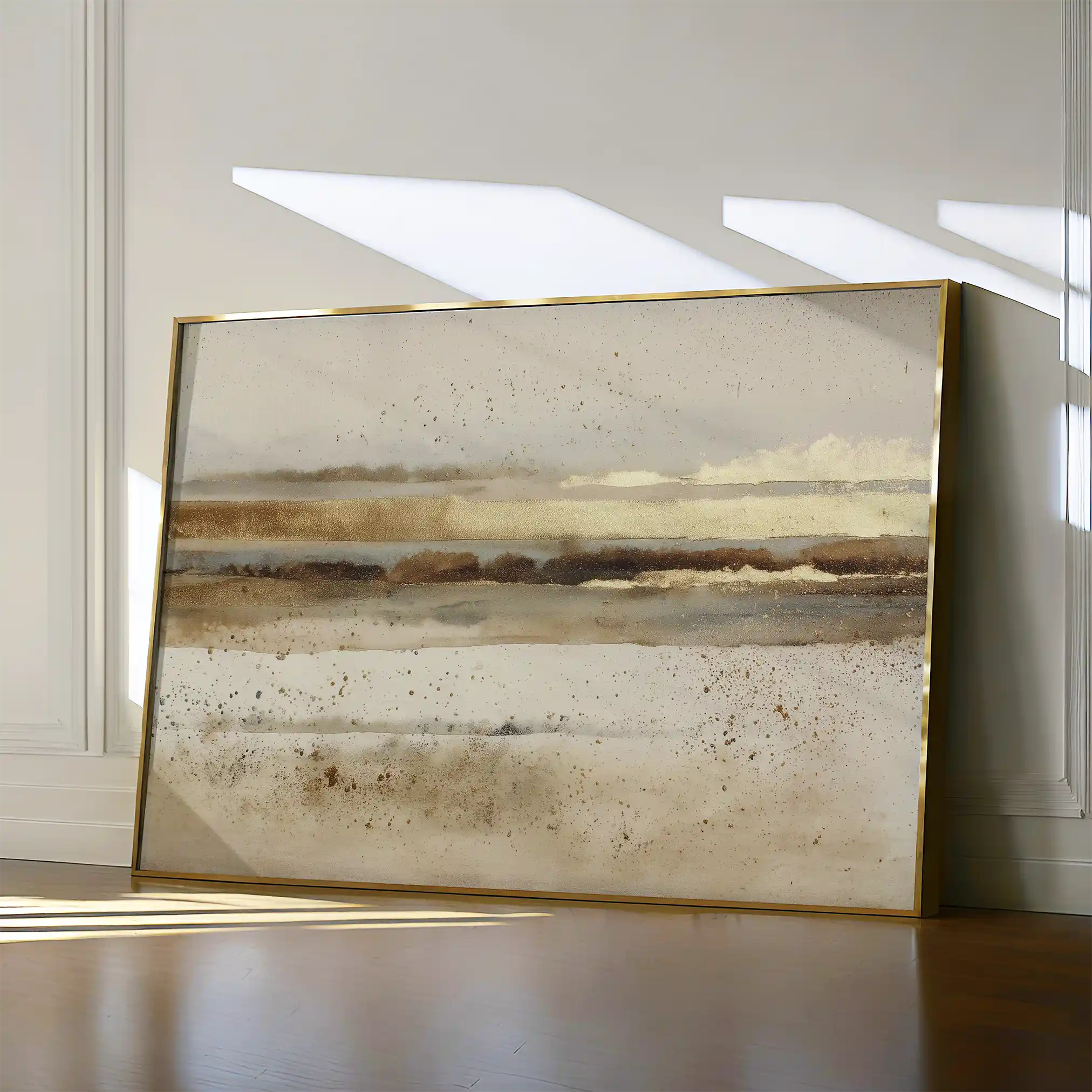 Abstract 1525 Canvas Art 18" x 24" / 45 x 60 cm / Black