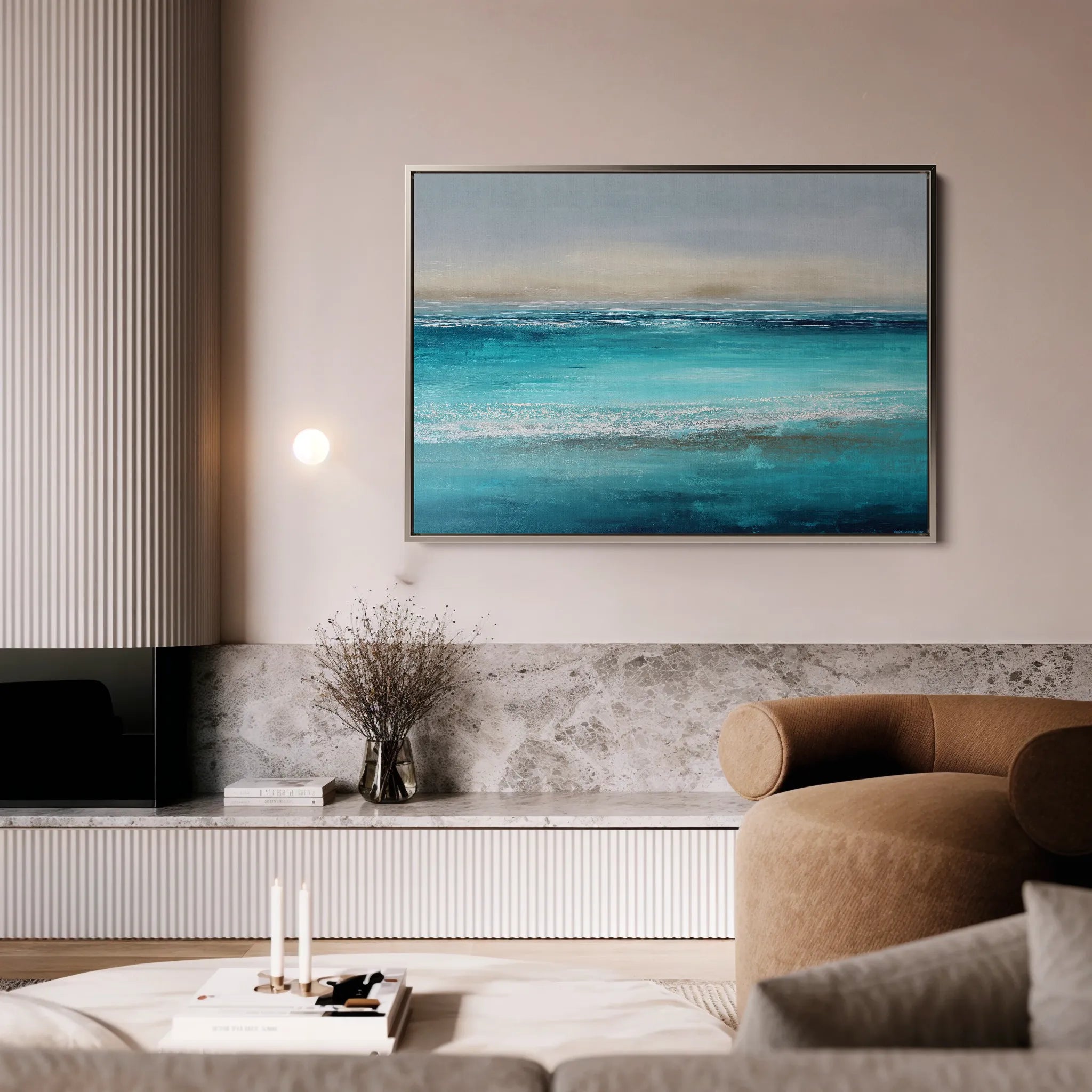 Abstract 1527 Canvas Art 18" x 24" / 45 x 60 cm / Black