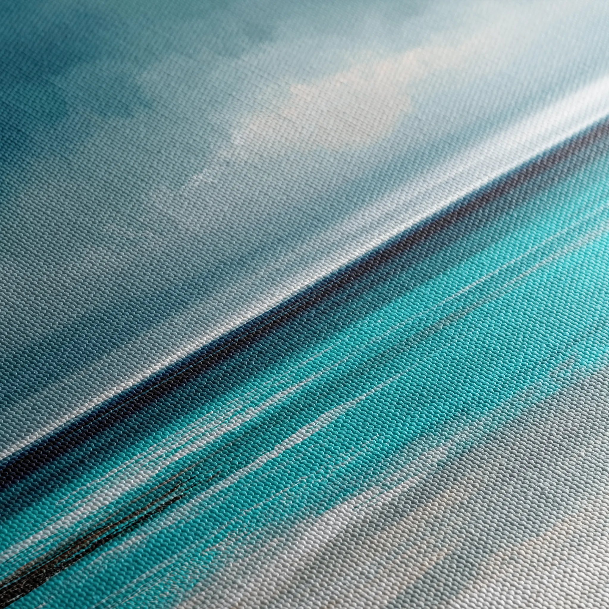 Abstract 1528 Canvas Art 18" x 24" / 45 x 60 cm / Black
