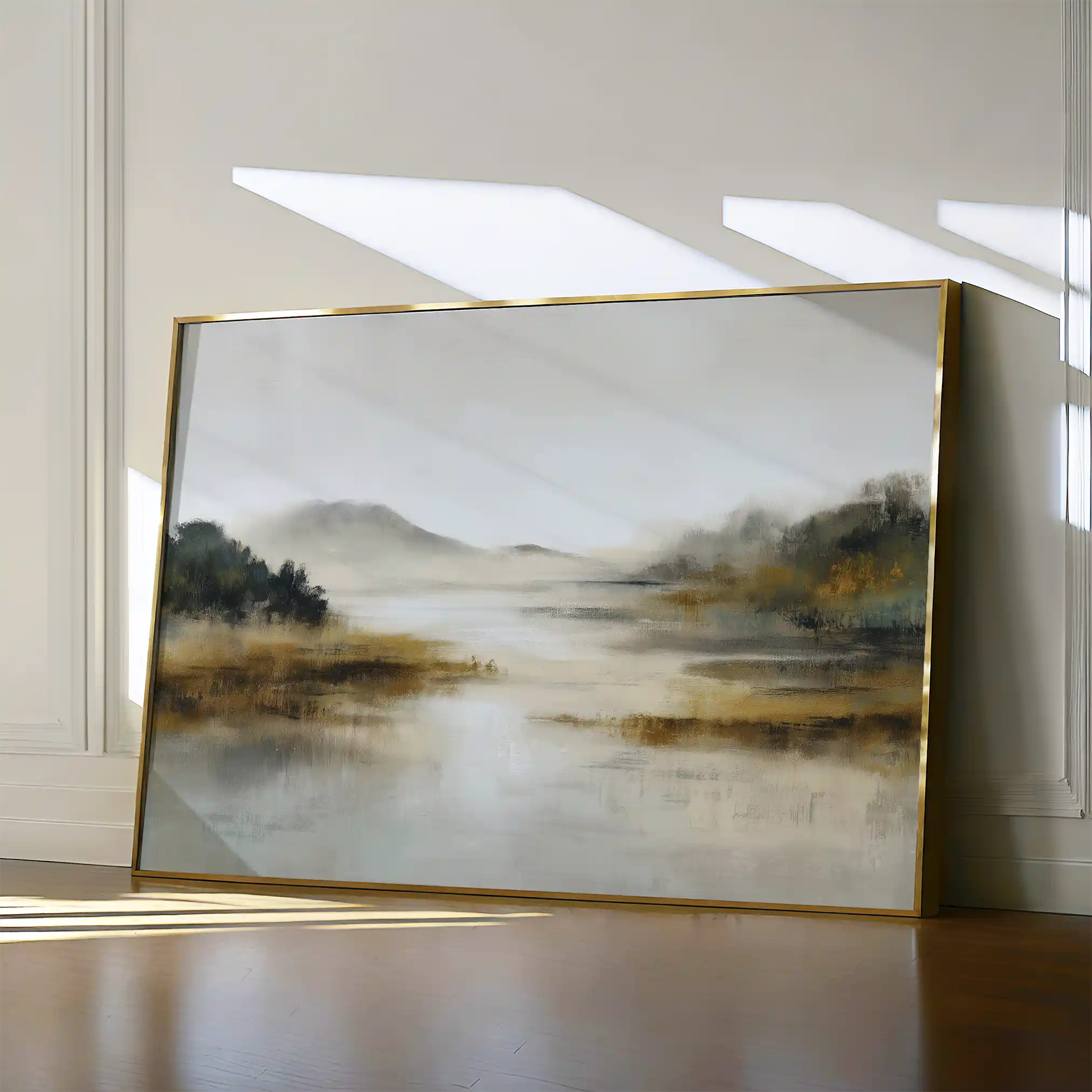 Abstract 1529 Canvas Art 18" x 24" / 45 x 60 cm / Black