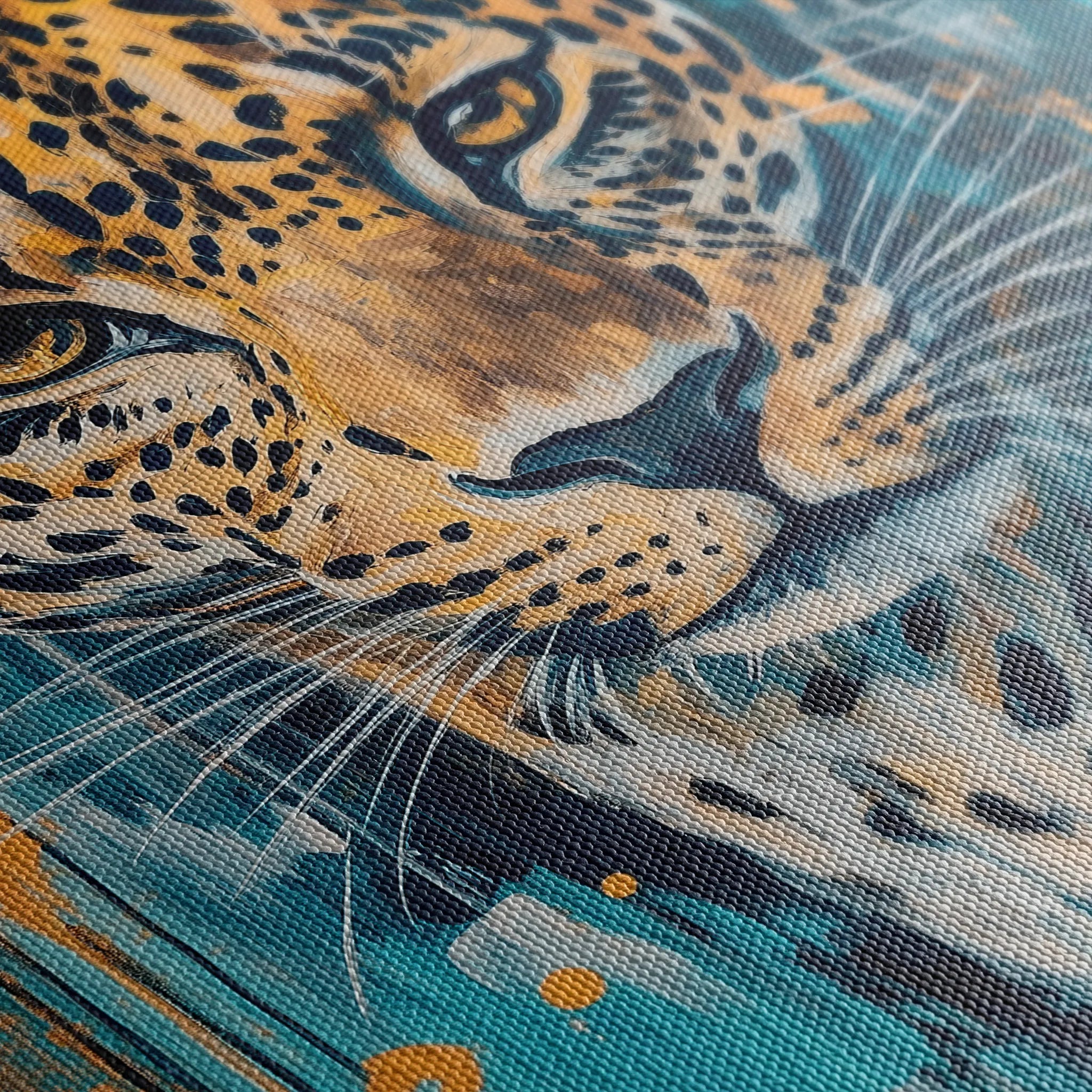 Animals 153 Canvas Art 18" x 24" / 45 x 60 cm / Black