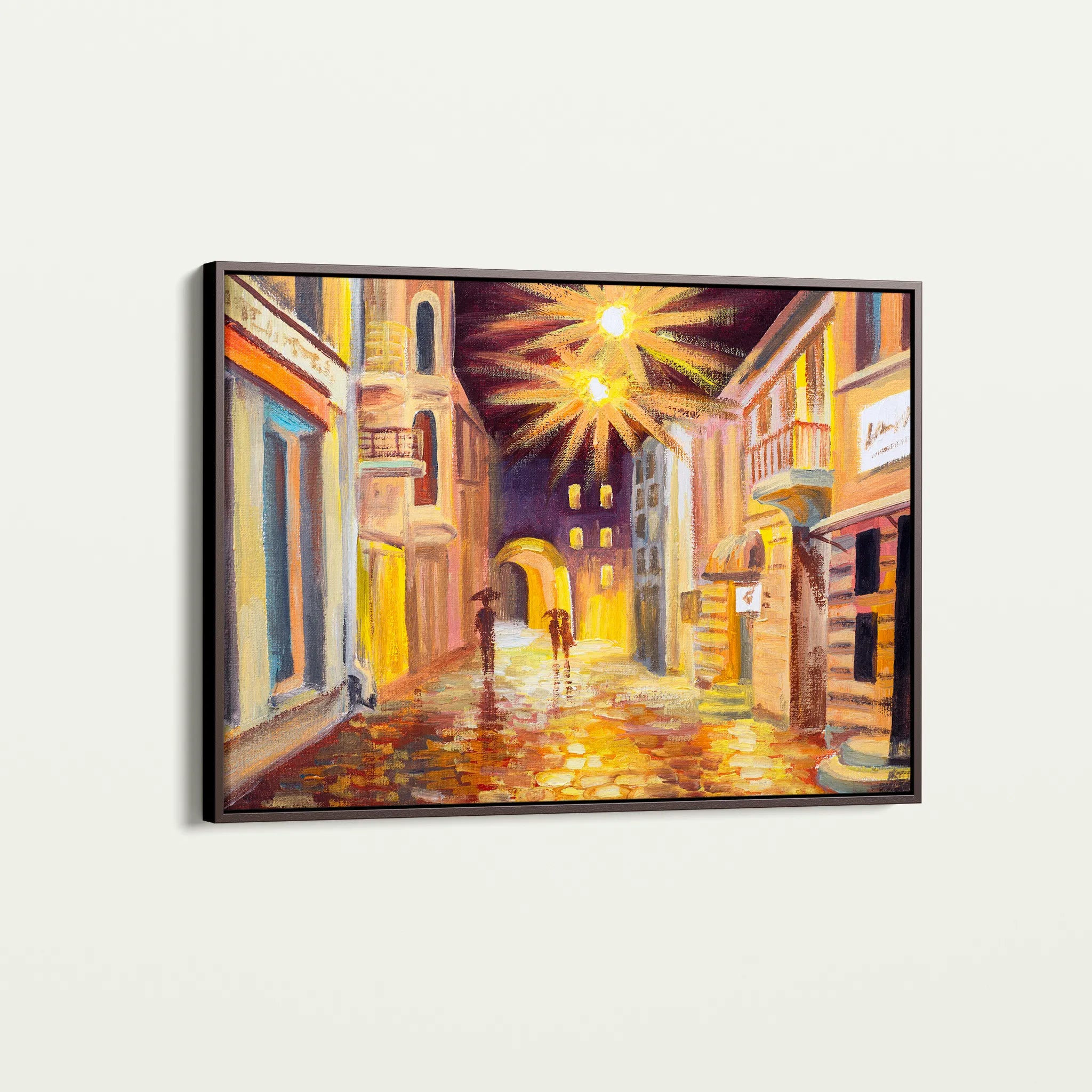 Landscape 153 Canvas Art 18" x 24" / 45 x 60 cm / Black