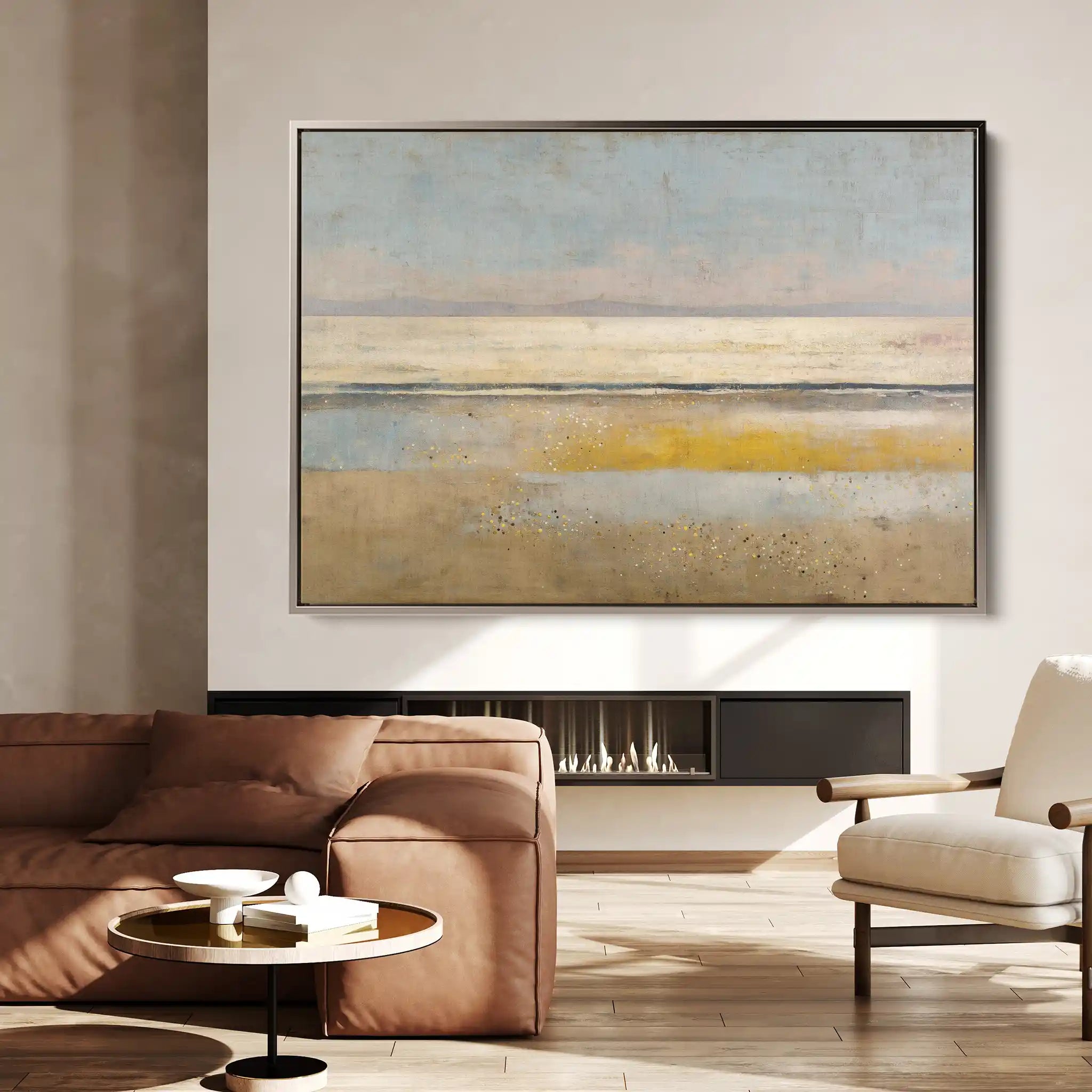 Abstract 1530 Canvas Art 18" x 24" / 45 x 60 cm / Black