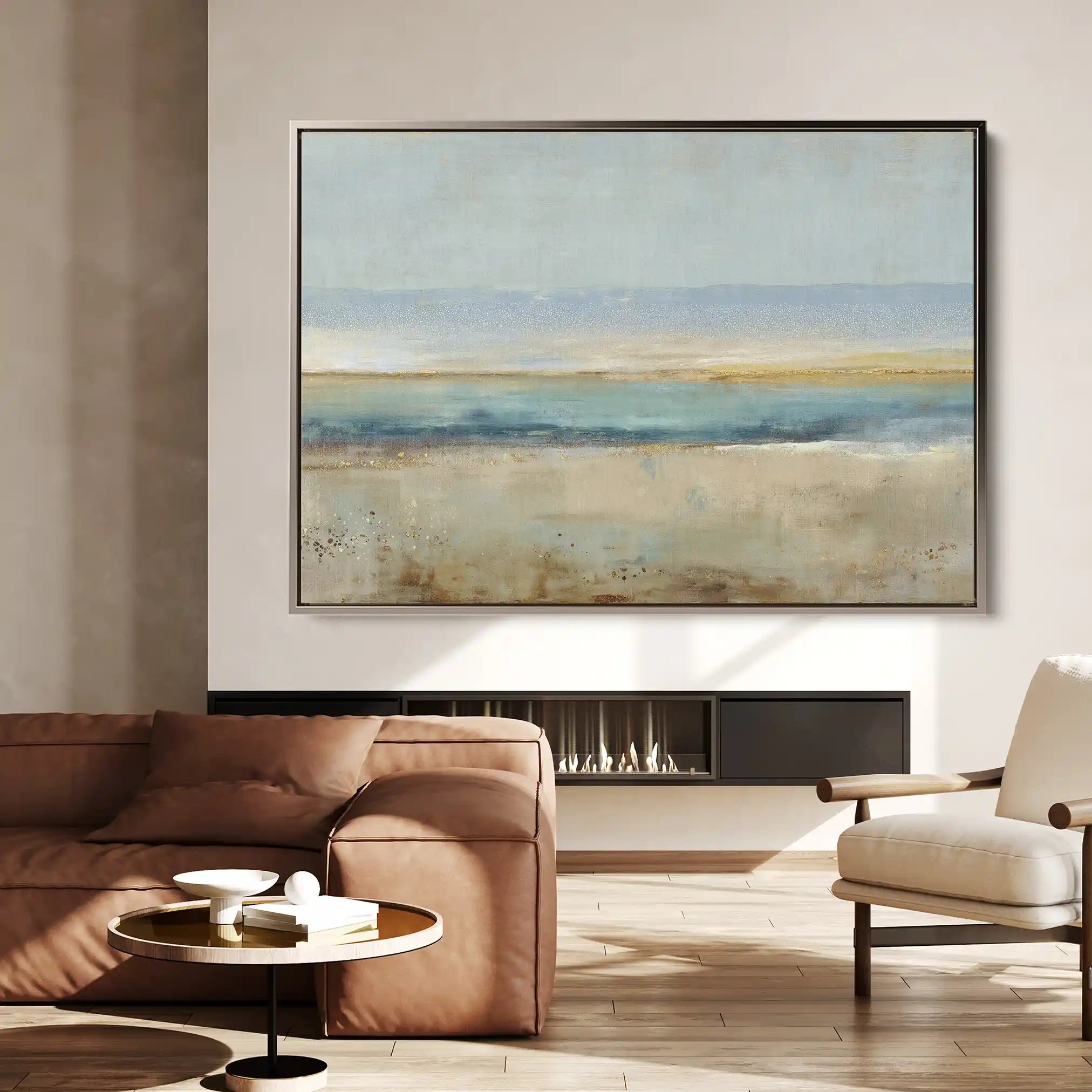 Abstract 1531 Canvas Art 18" x 24" / 45 x 60 cm / Black