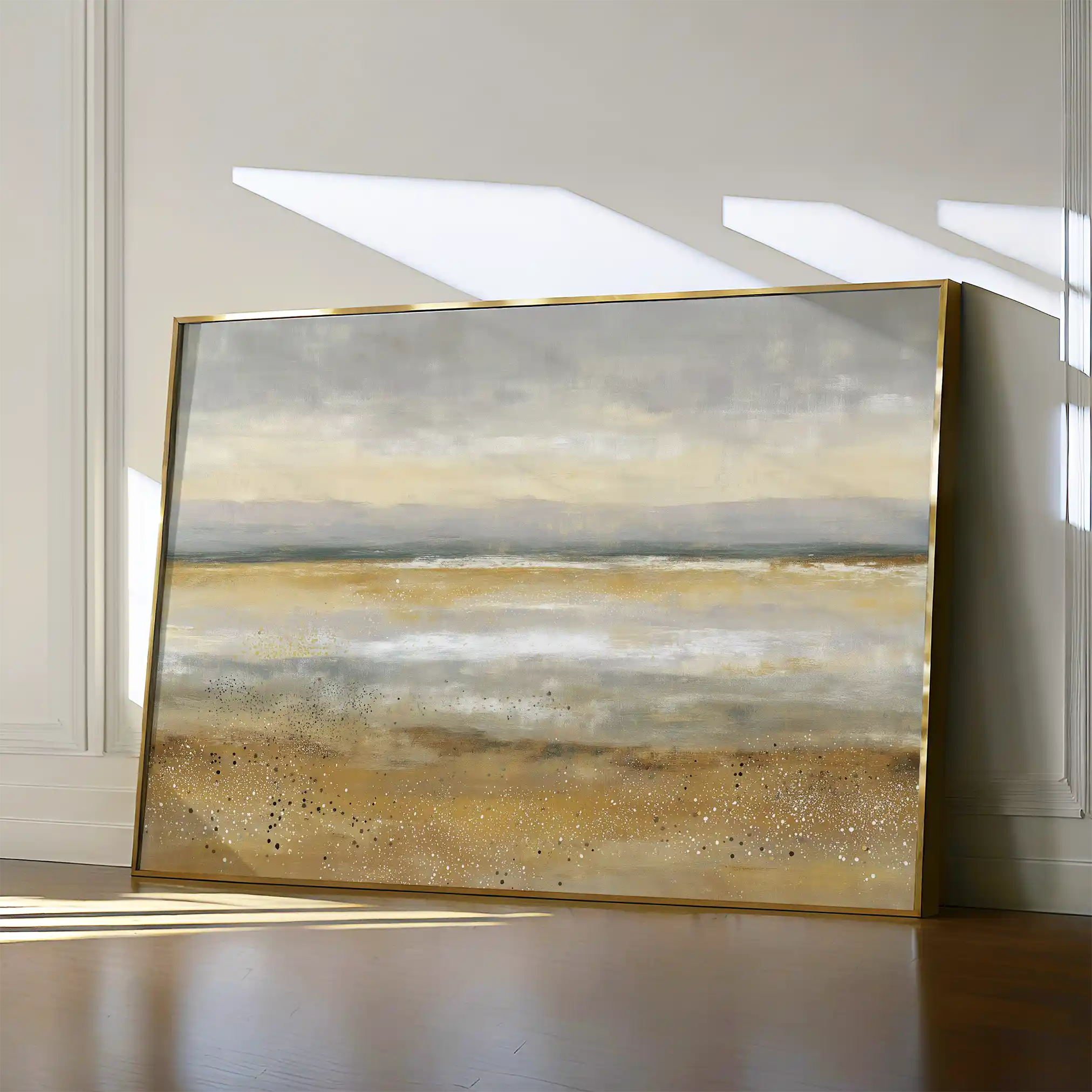 Abstract 1532 Canvas Art 18" x 24" / 45 x 60 cm / Black