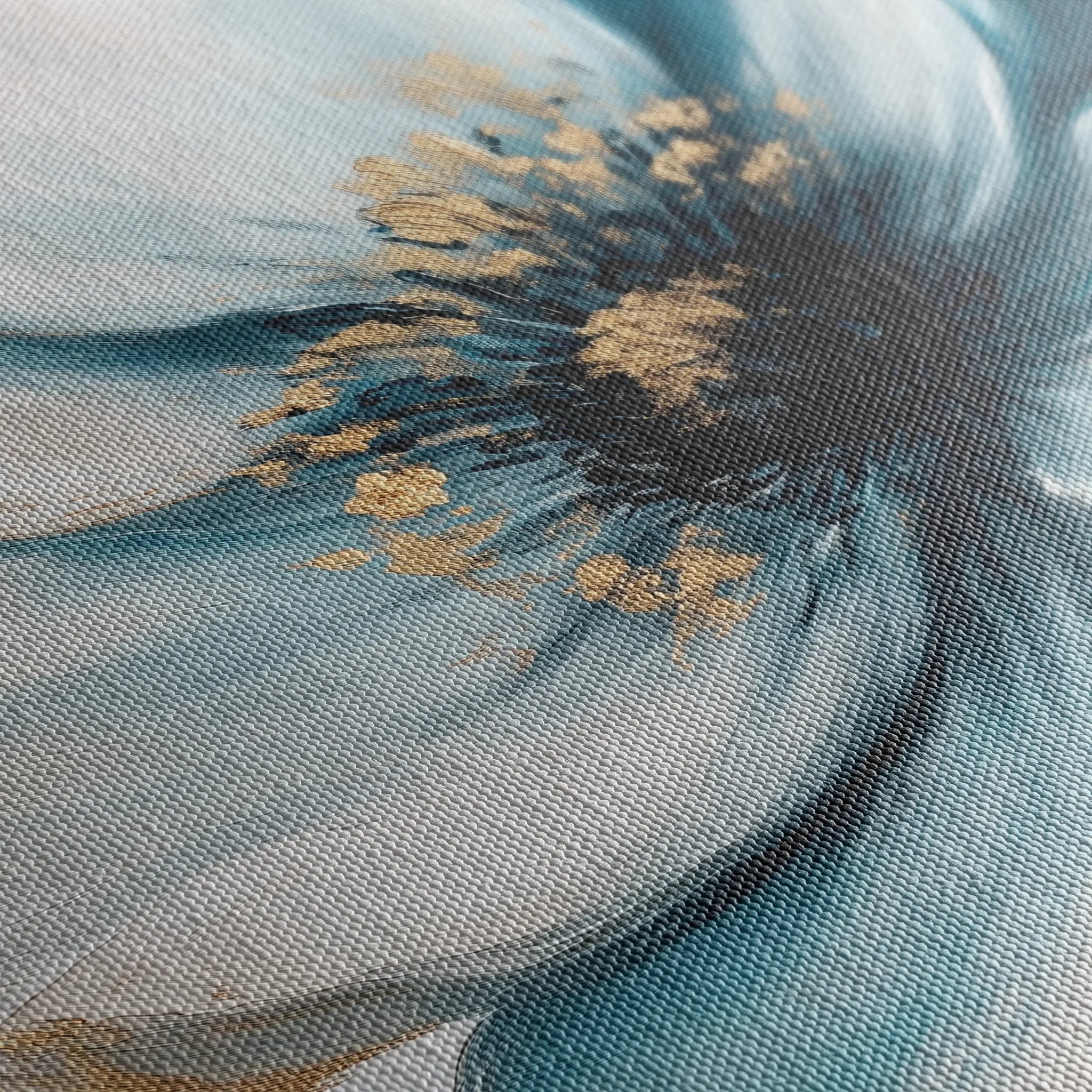 Floral 1532 Canvas Art 18" x 24" / 45 x 60 cm / Black