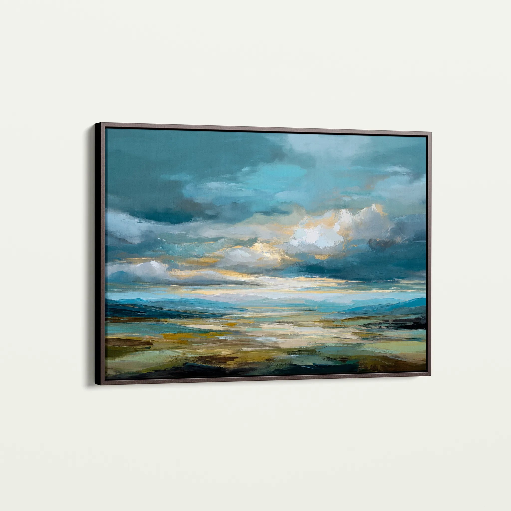 Abstract 1534 Canvas Art 18" x 24" / 45 x 60 cm / Black
