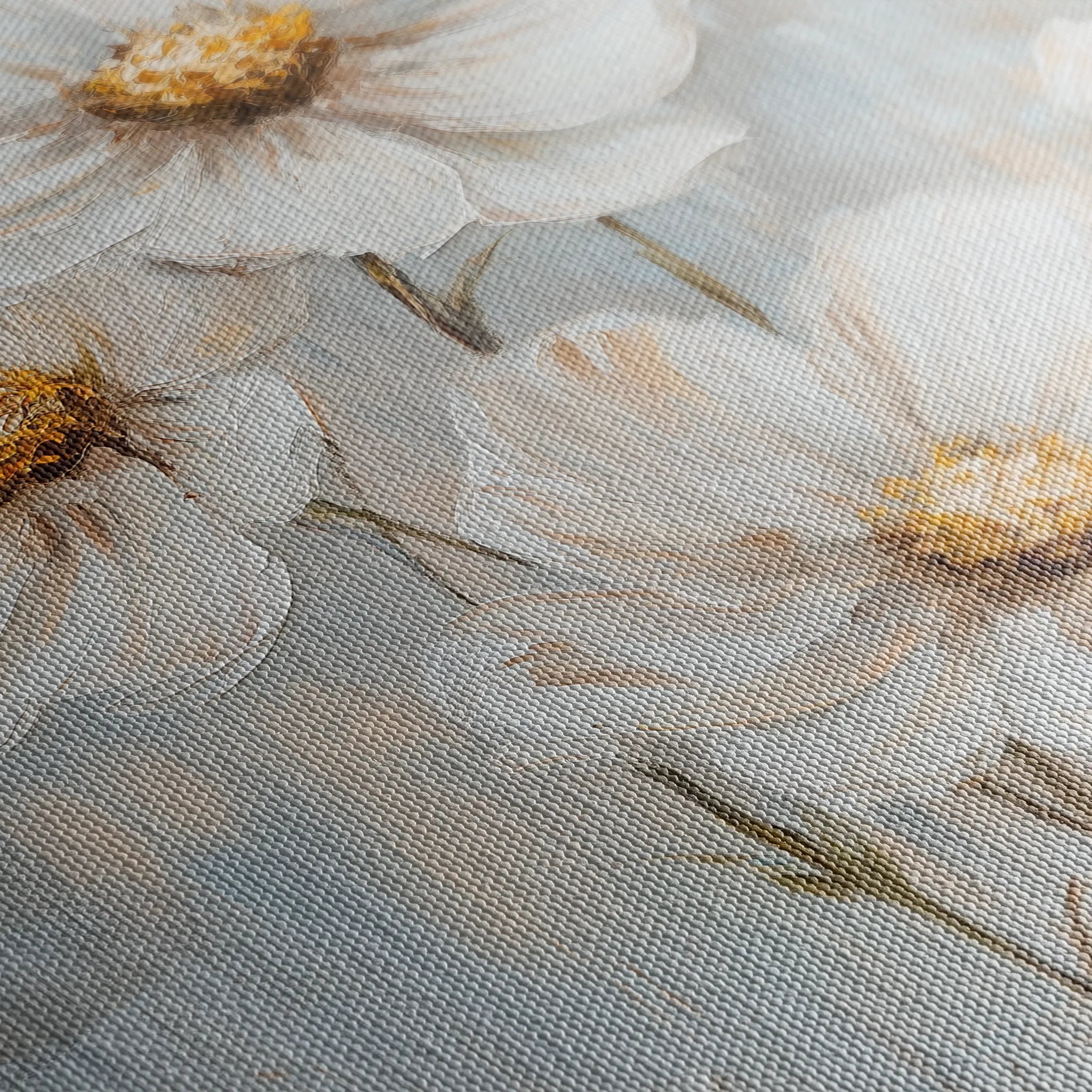 Floral 1539 Canvas Art 18" x 24" / 45 x 60 cm / Black