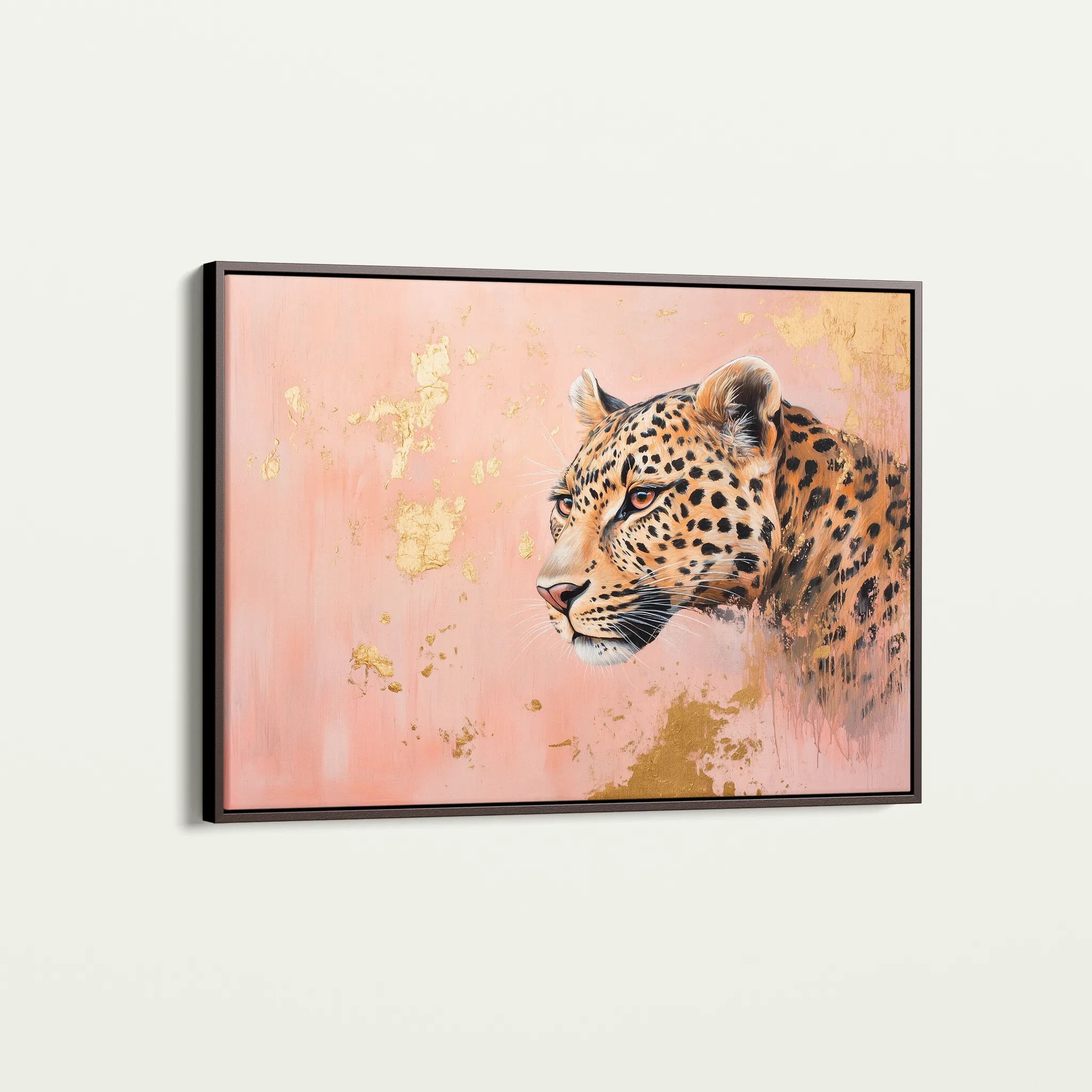 Animals 154 Canvas Art 18" x 24" / 45 x 60 cm / Black