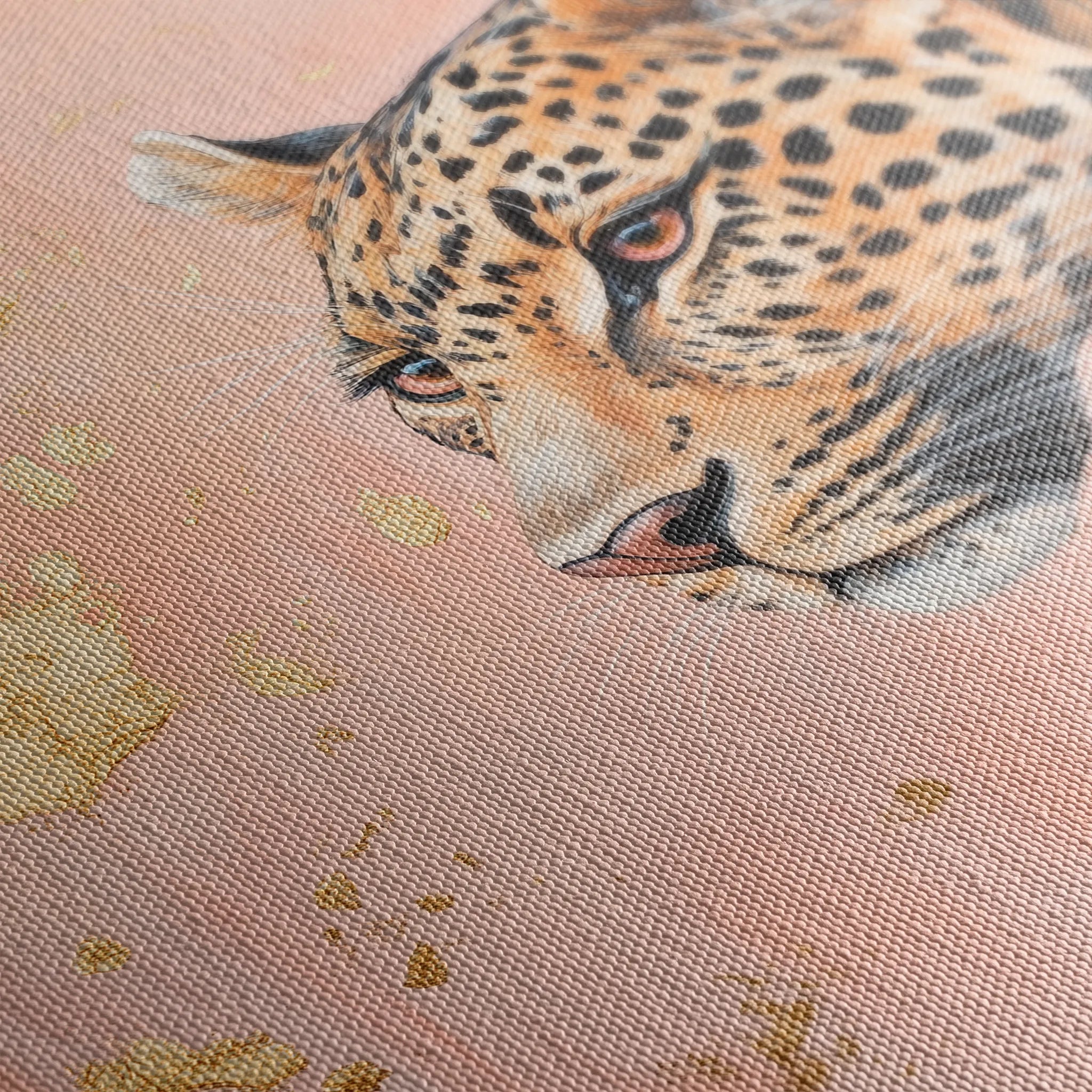Animals 154 Canvas Art 18" x 24" / 45 x 60 cm / Black