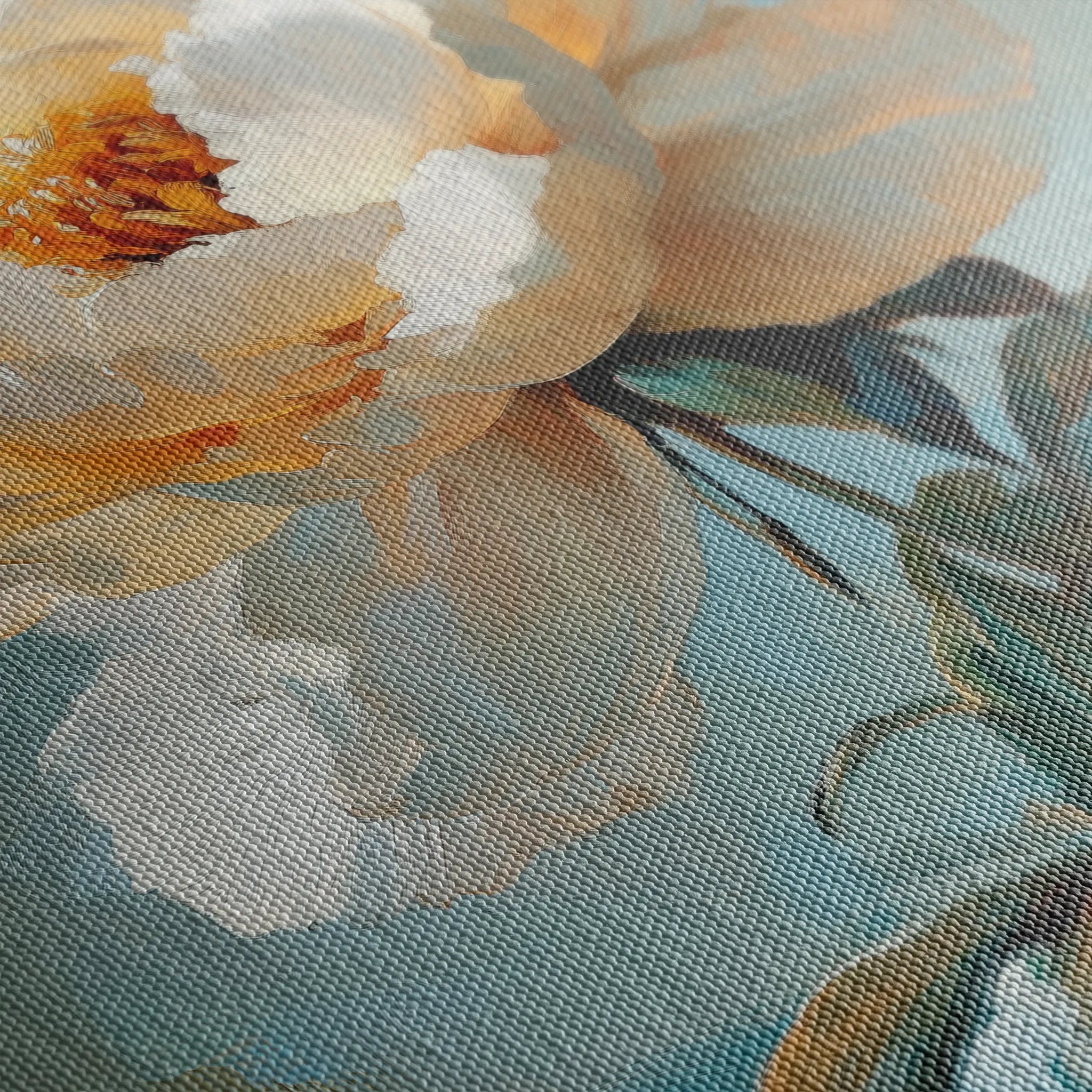 Floral 1540 Canvas Art 18" x 24" / 45 x 60 cm / Black